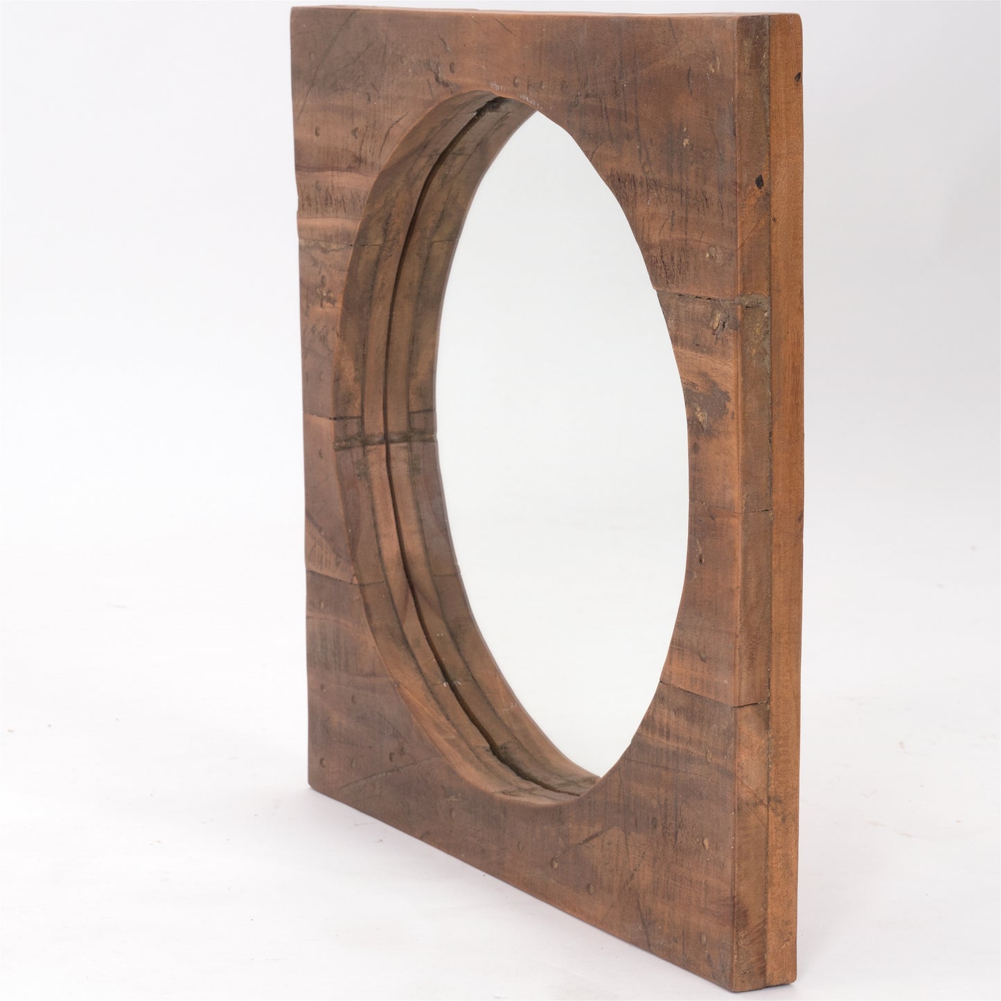 WANDSPIEGEL "NATURAL 50" | Massivholz, 50 cm | Holz Spiegel