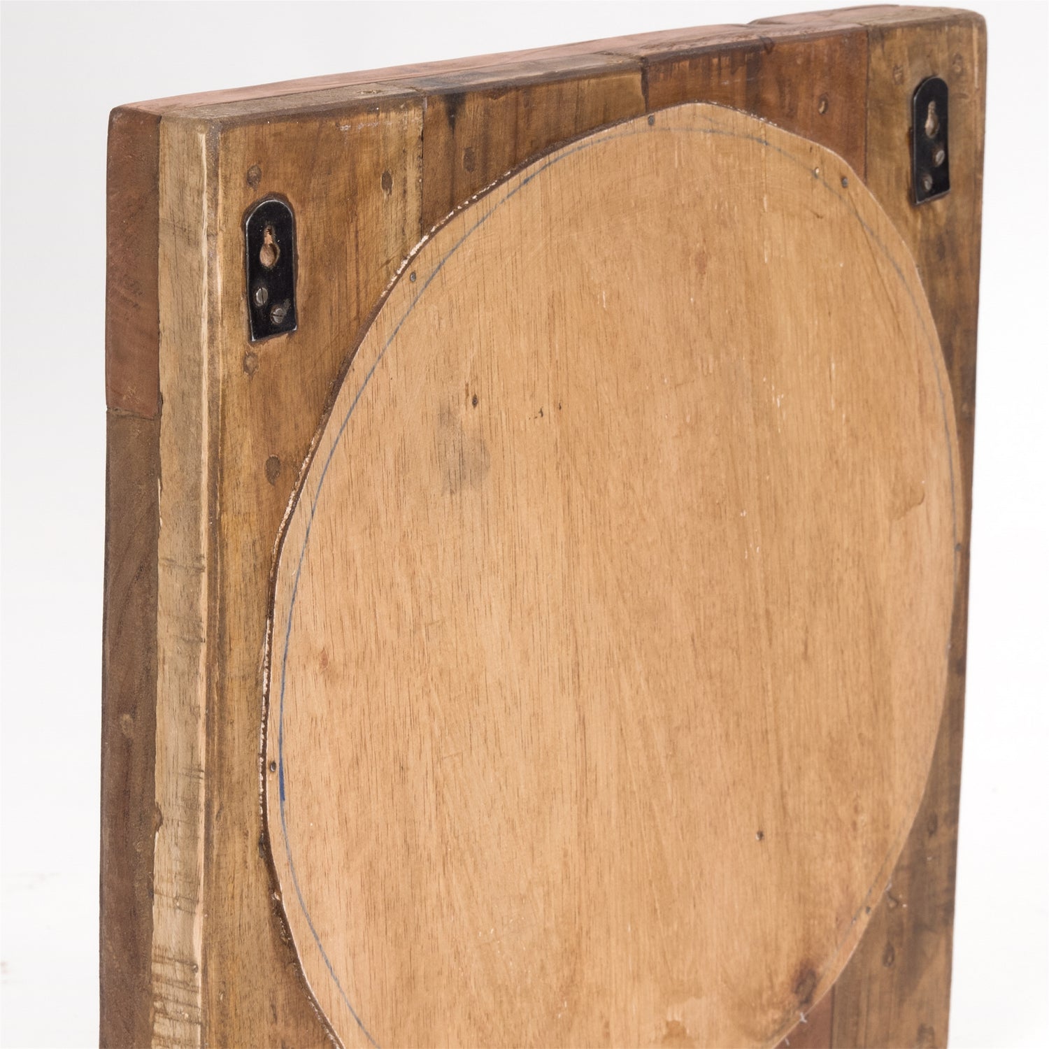 WANDSPIEGEL "NATURAL 40" | Massivholz, 40 cm | Holzspiegel