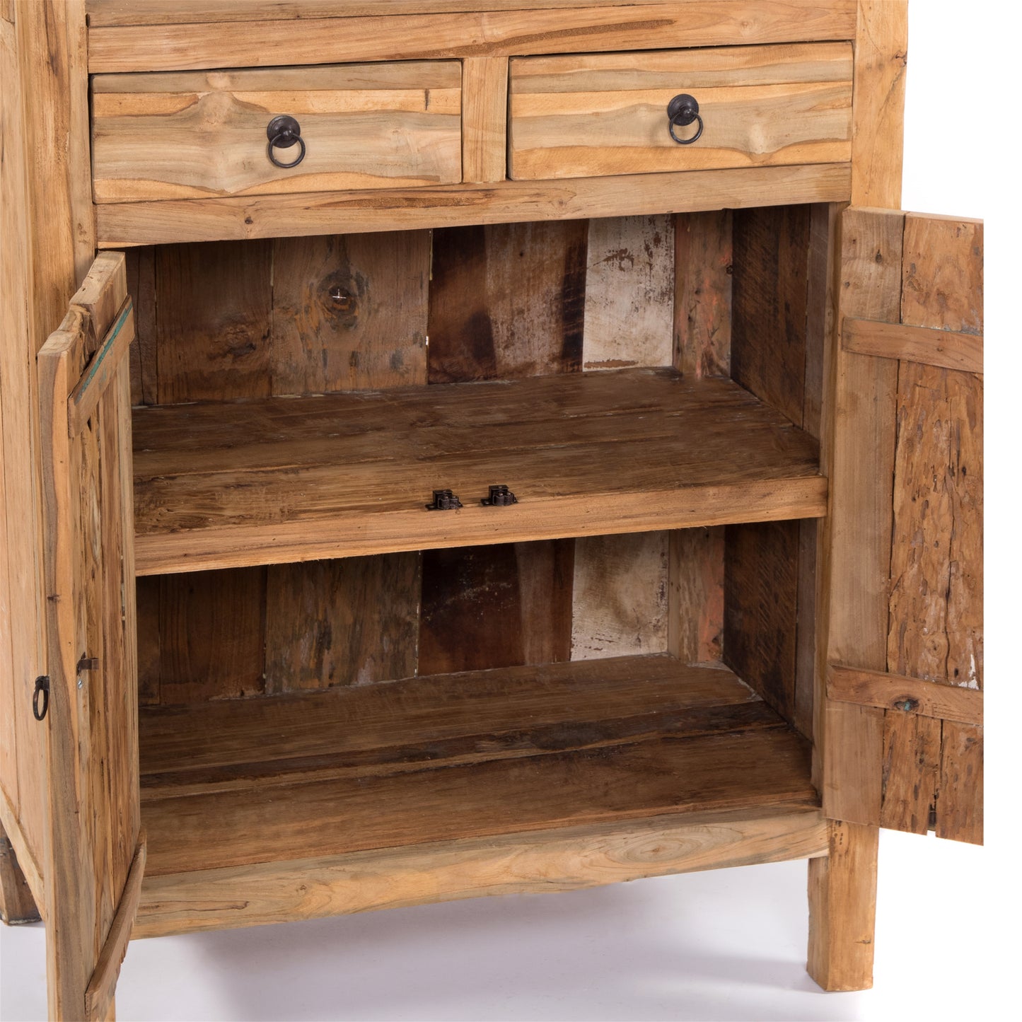 HOLZ SCHRANK "CHARME" | 180cm, Holz | Buffet Küchenschrank