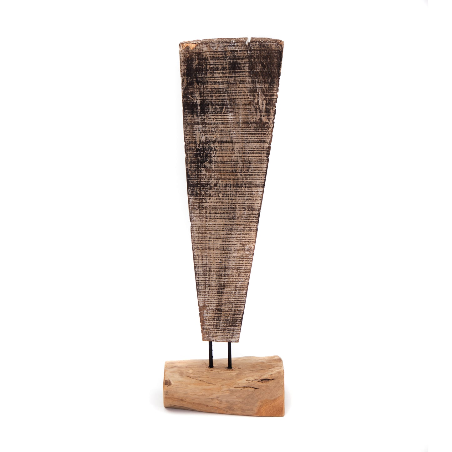 HOLZ MASKE "WORU" | Massivholz, 82cm | Deko Skulptur