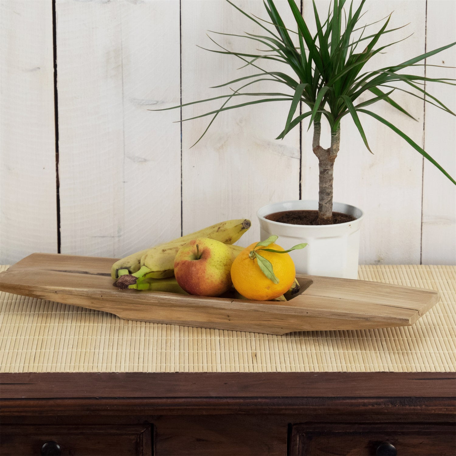 TEAKHOLZ SCHALE "BARCO 40" | Teak | Holz Tablett