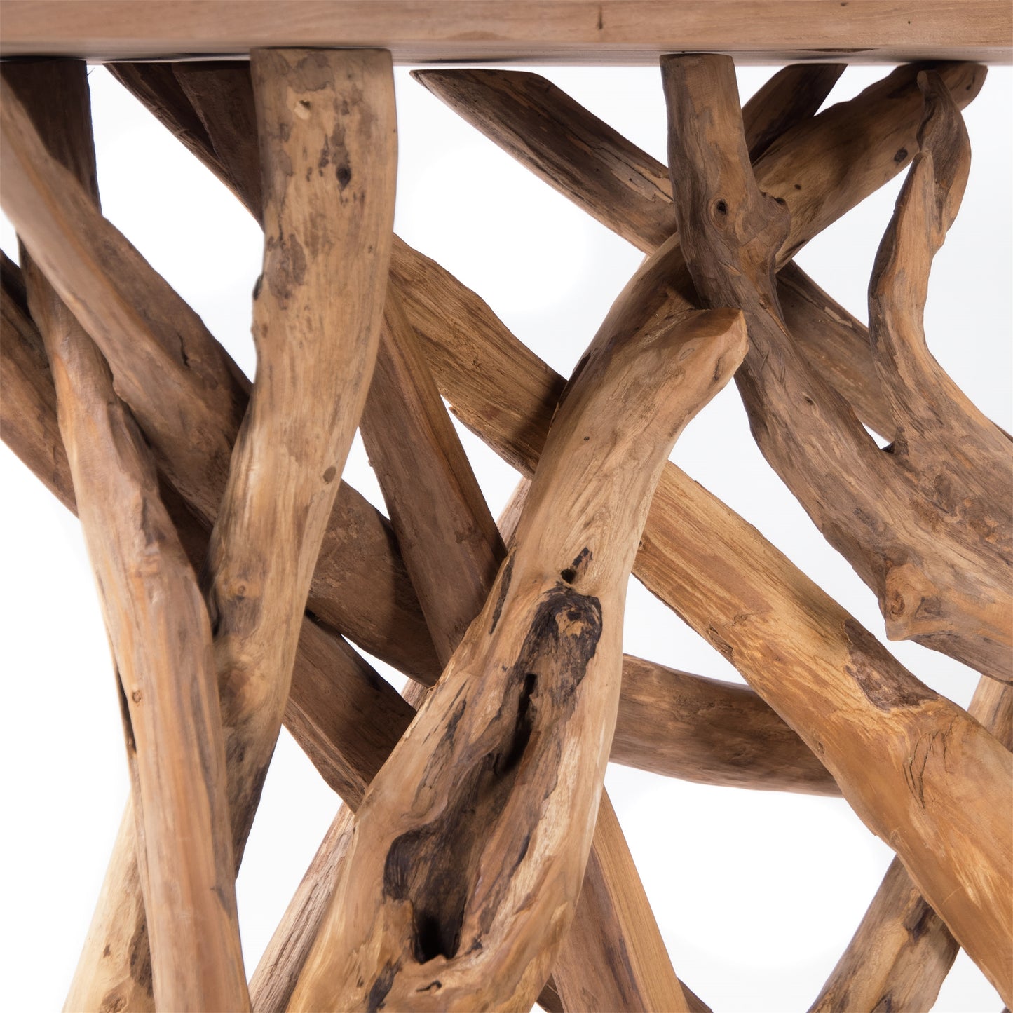 TEAK KONSOLENTISCH "BRANCHES" | 150 cm, Äste | Holz Anrichte