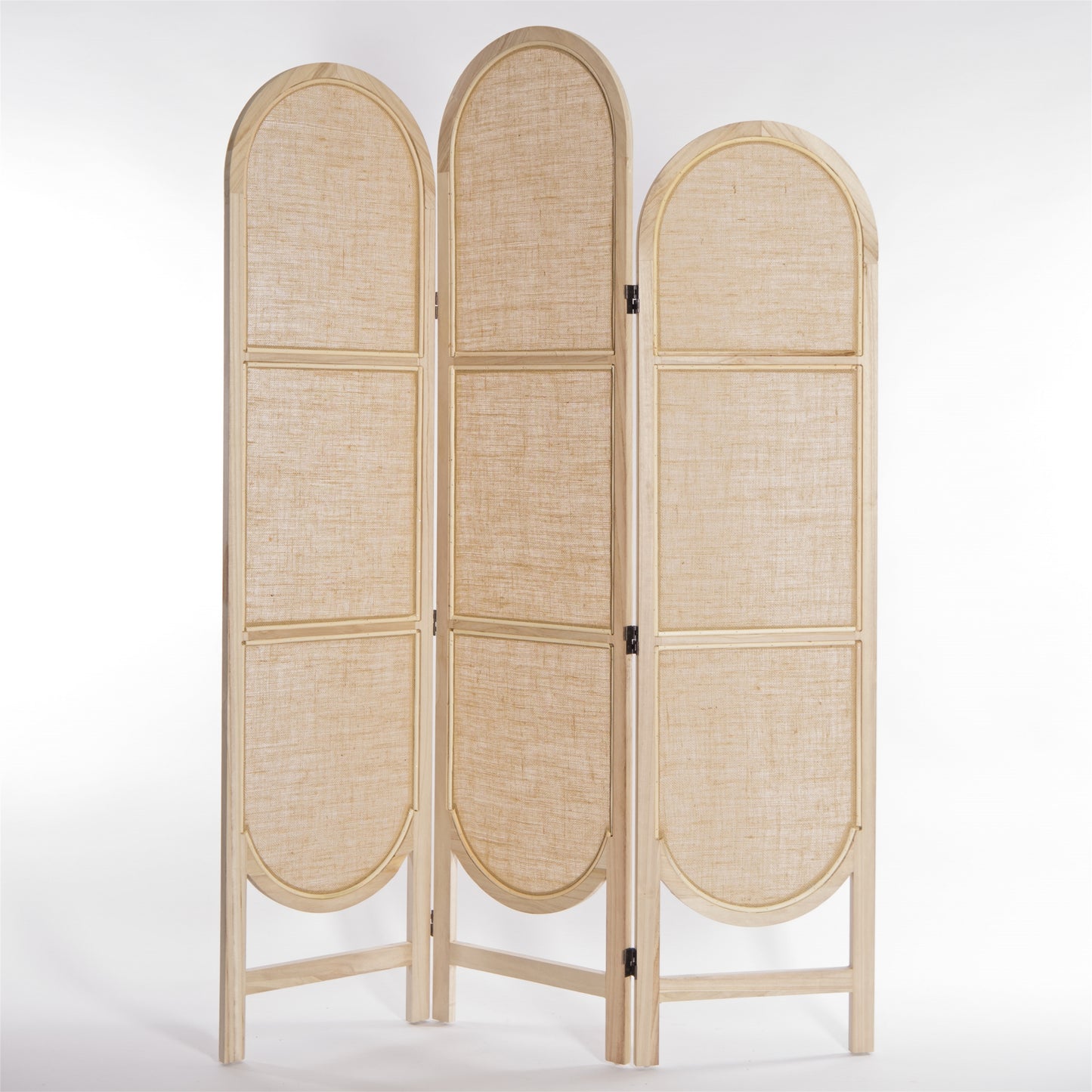 RAUMTEILER "ARCO" | Leinen, 170 cm | Paravent, Sichtschutz
