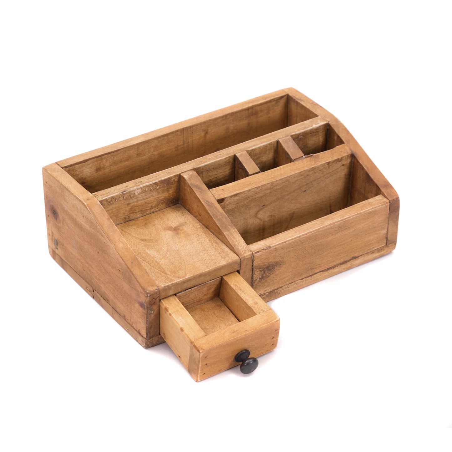 TISCH ORGANIZER "STUDY" | Mahagoni Holz, 27 cm | Büroorganizer