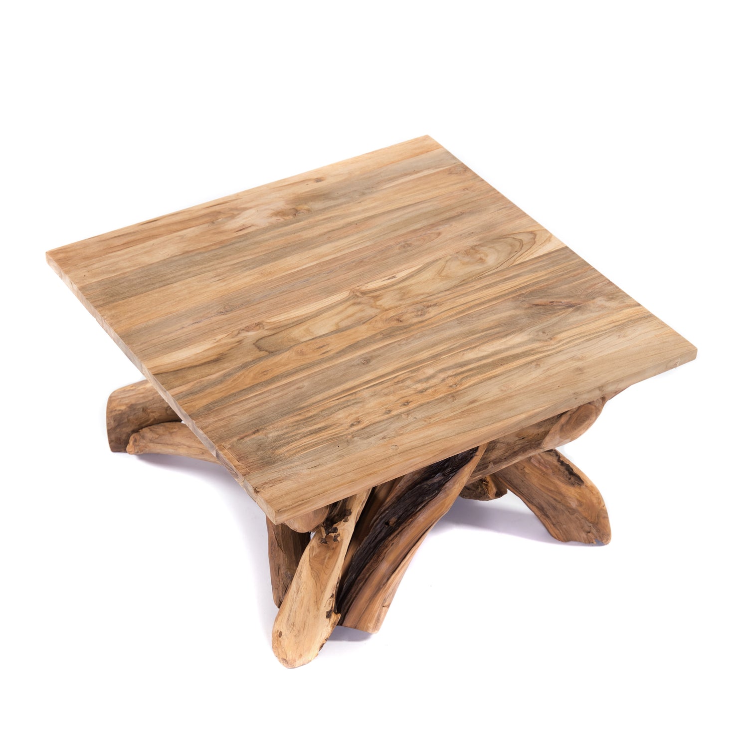 SITZGRUPPE "MILA" | Teak, 3-teilig | Wurzel Bistro Set, Sitzgarnitur