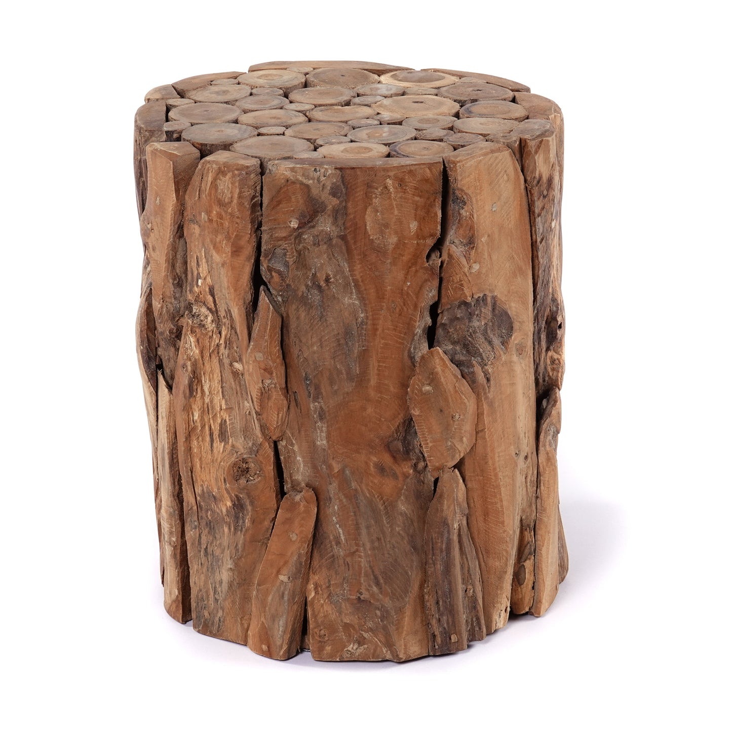 HOLZ SÄULE "MALEA 40" | Treibholz, 40cm | Natur Blumen Podest