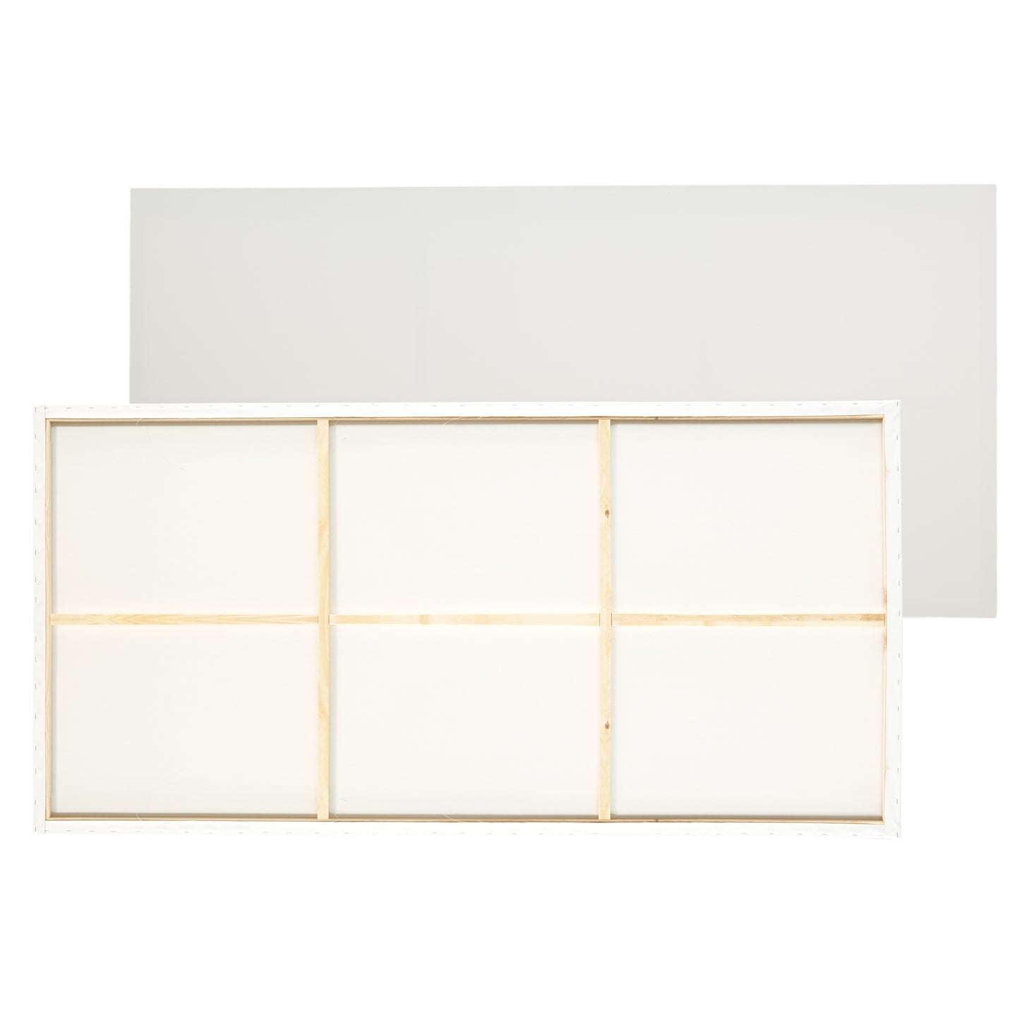 2 B.K. PLUS  Leinwände | 90x180 cm | auf Keilrahmen, 100% Baumwolle