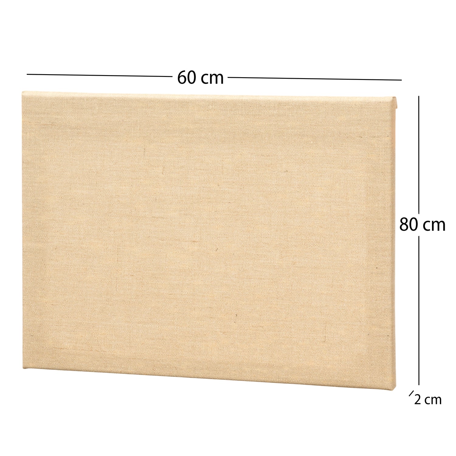 2x ARTIKUM JUTE 60x80cm | bemalungsfertige Leinwände