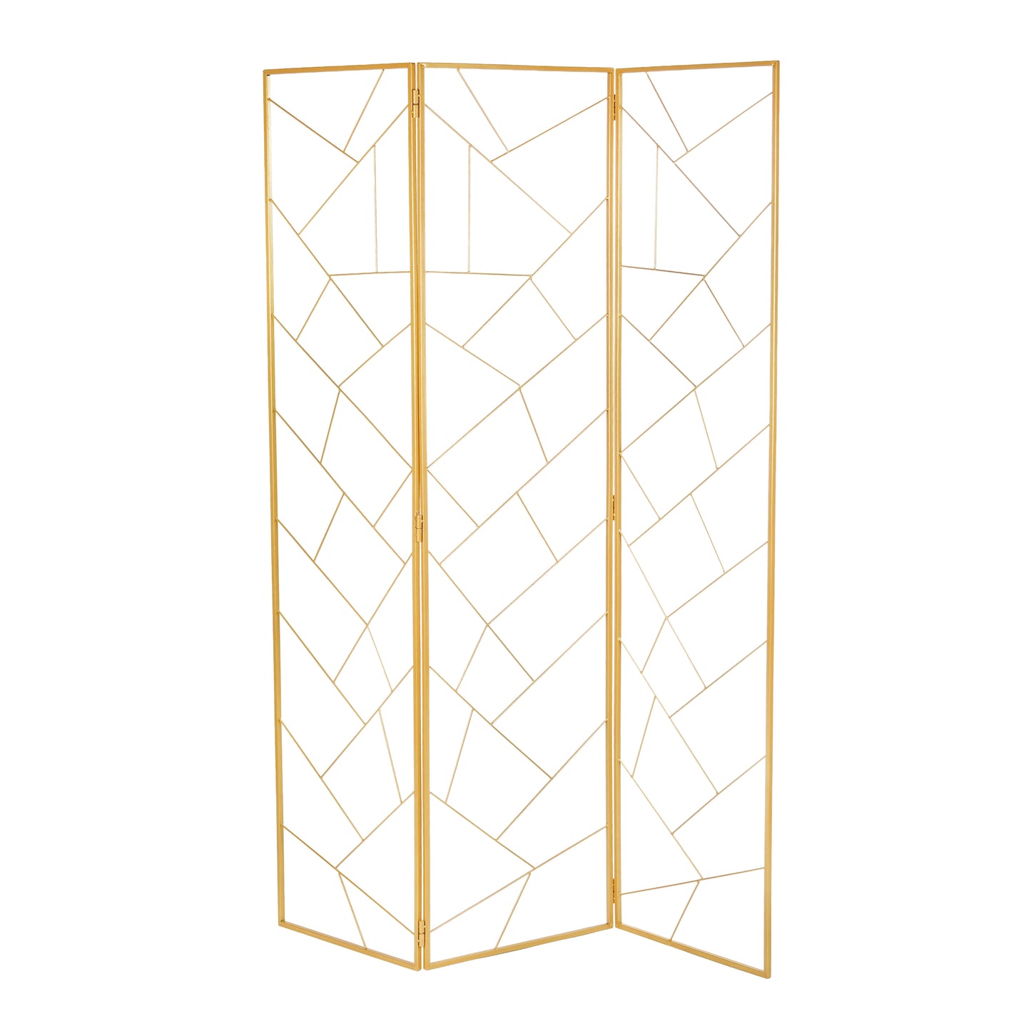 RAUMTEILER "MOSAIC" | Metall, gold, 170x120cm | Paravent