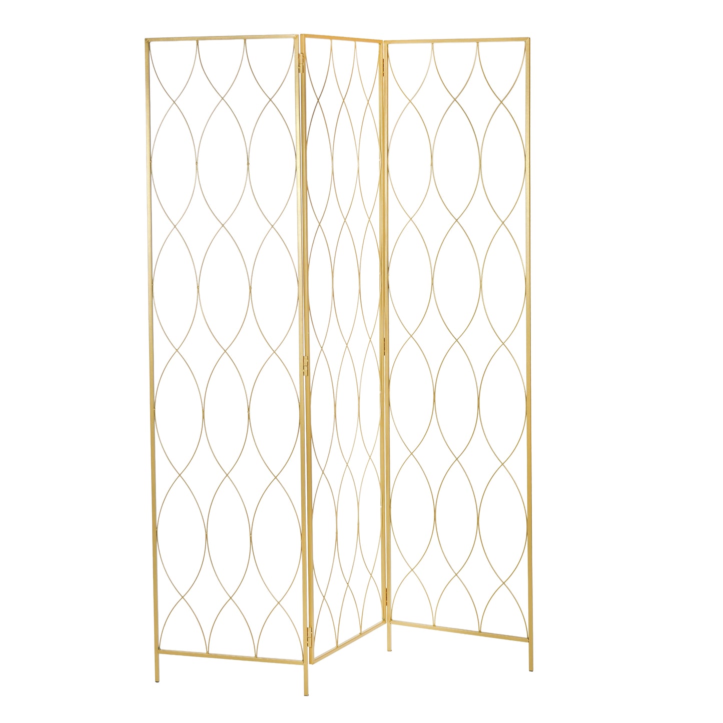 RAUMTEILER "LOUNGE" | Metall, gold, 170x120cm | Paravent