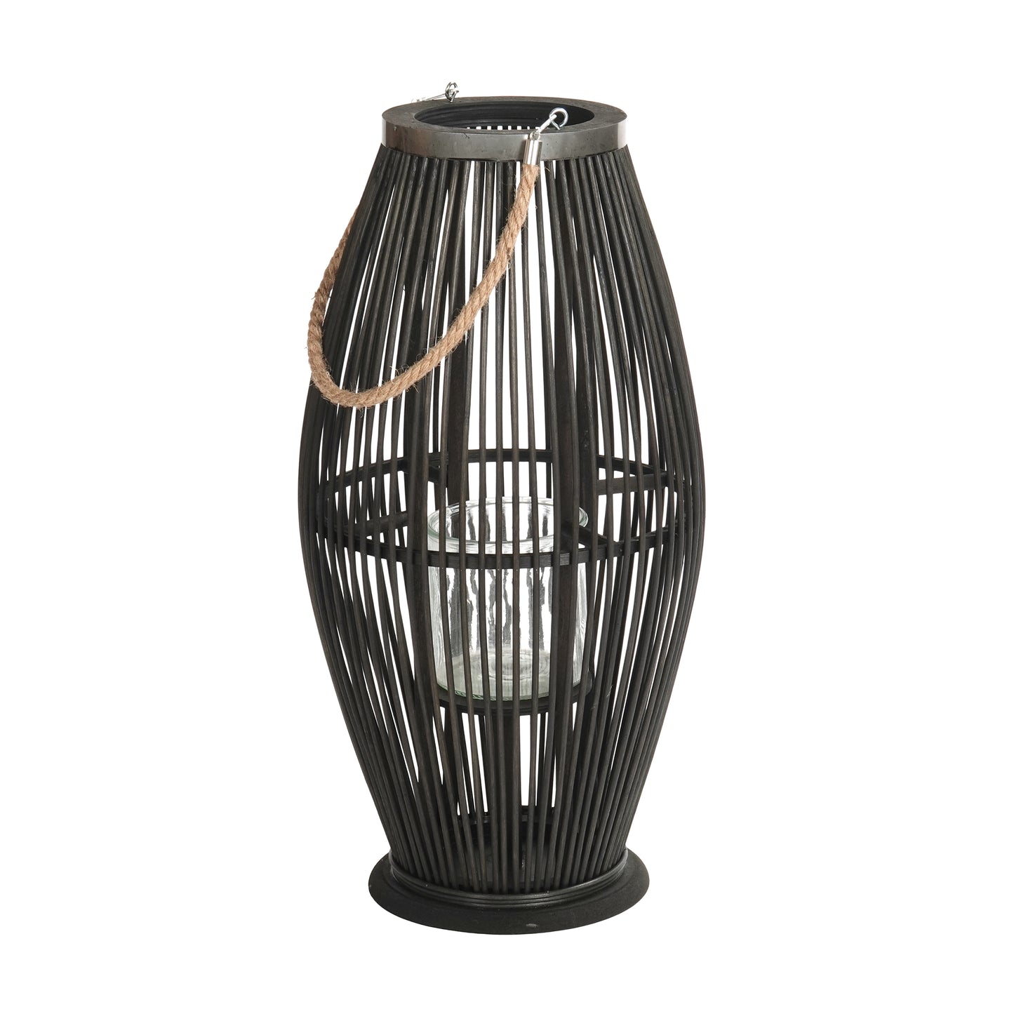 Deko LATERNE "ZYA" | Bambus | Natur Windlicht