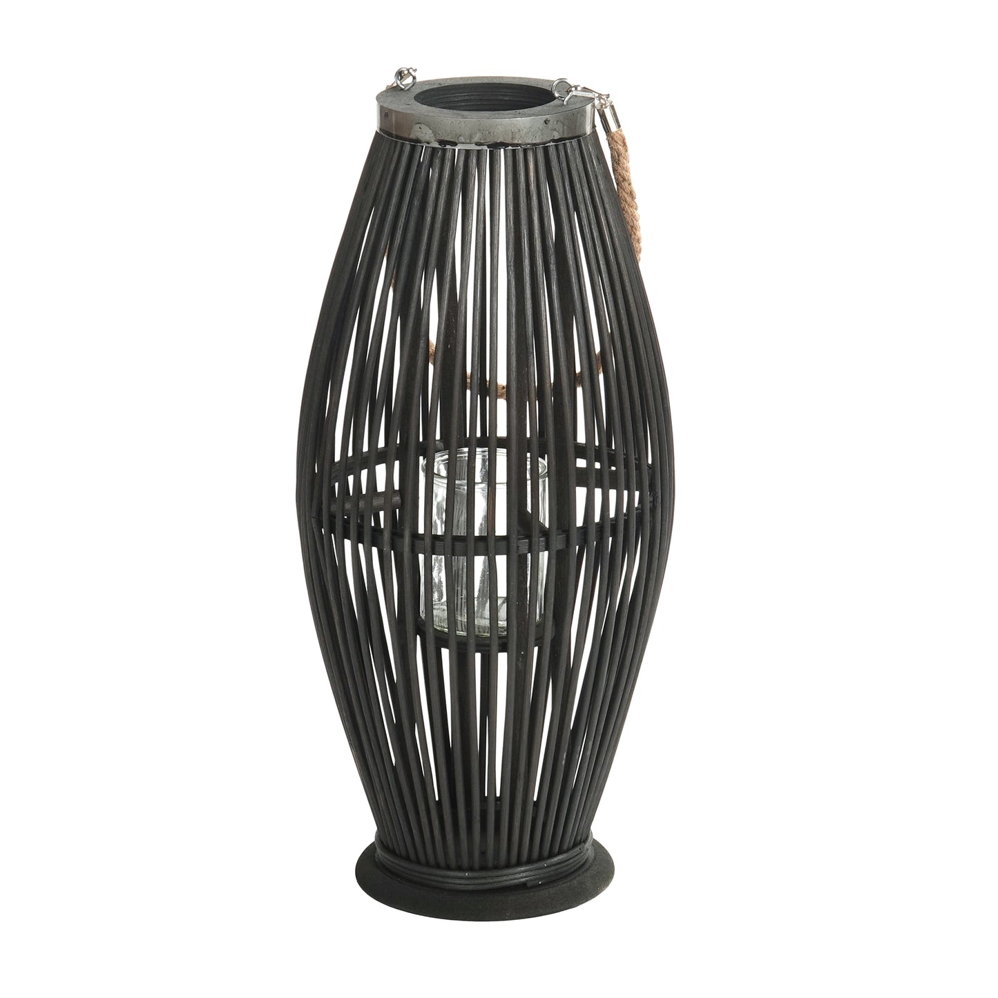 Deko LATERNE "ZYA" | Bambus | Natur Windlicht