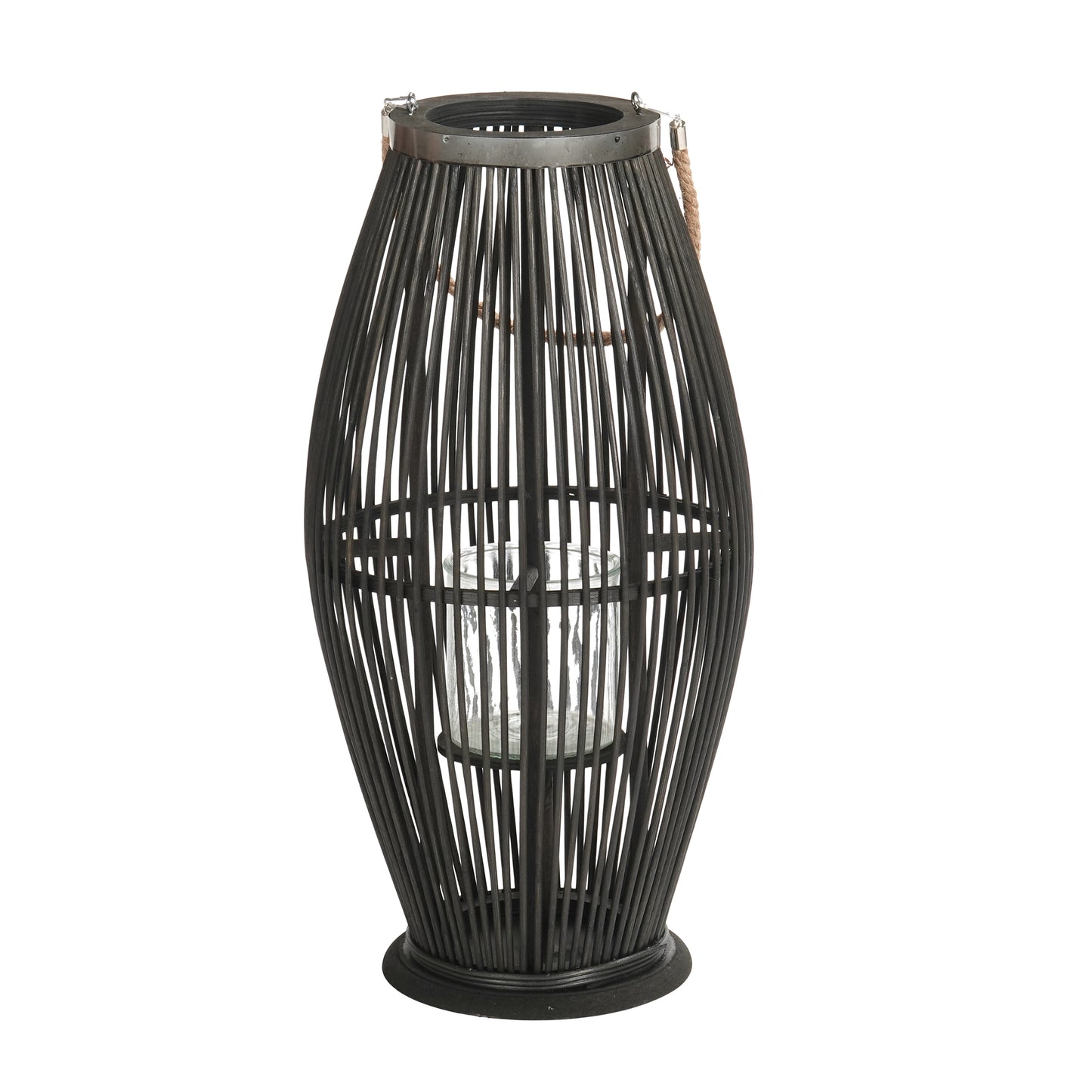 Deko LATERNE "ZYA" | Bambus | Natur Windlicht