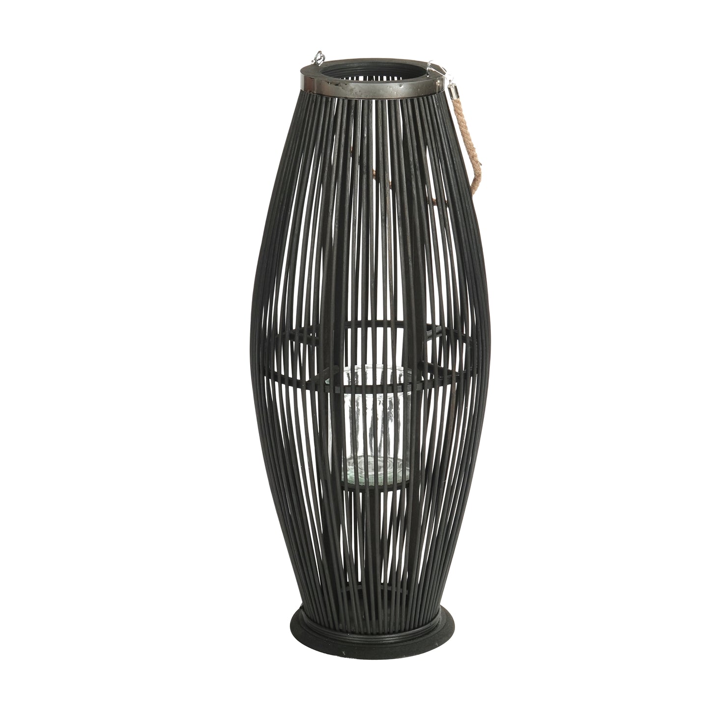 Deko LATERNE "ZYA" | Bambus | Natur Windlicht