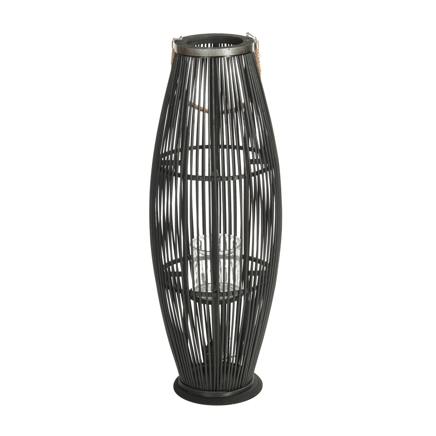 Deko LATERNE "ZYA" | Bambus | Natur Windlicht