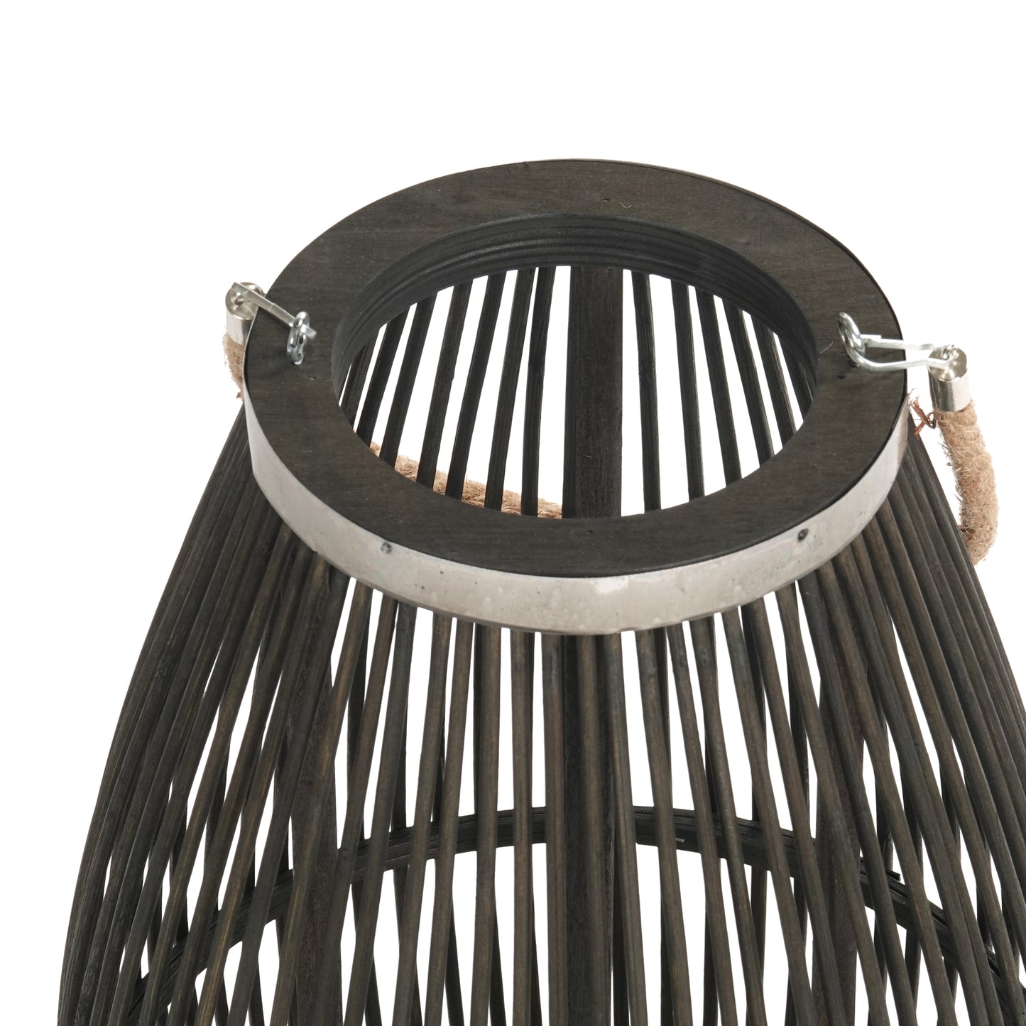 Deko LATERNE "ZYA" | Bambus | Natur Windlicht