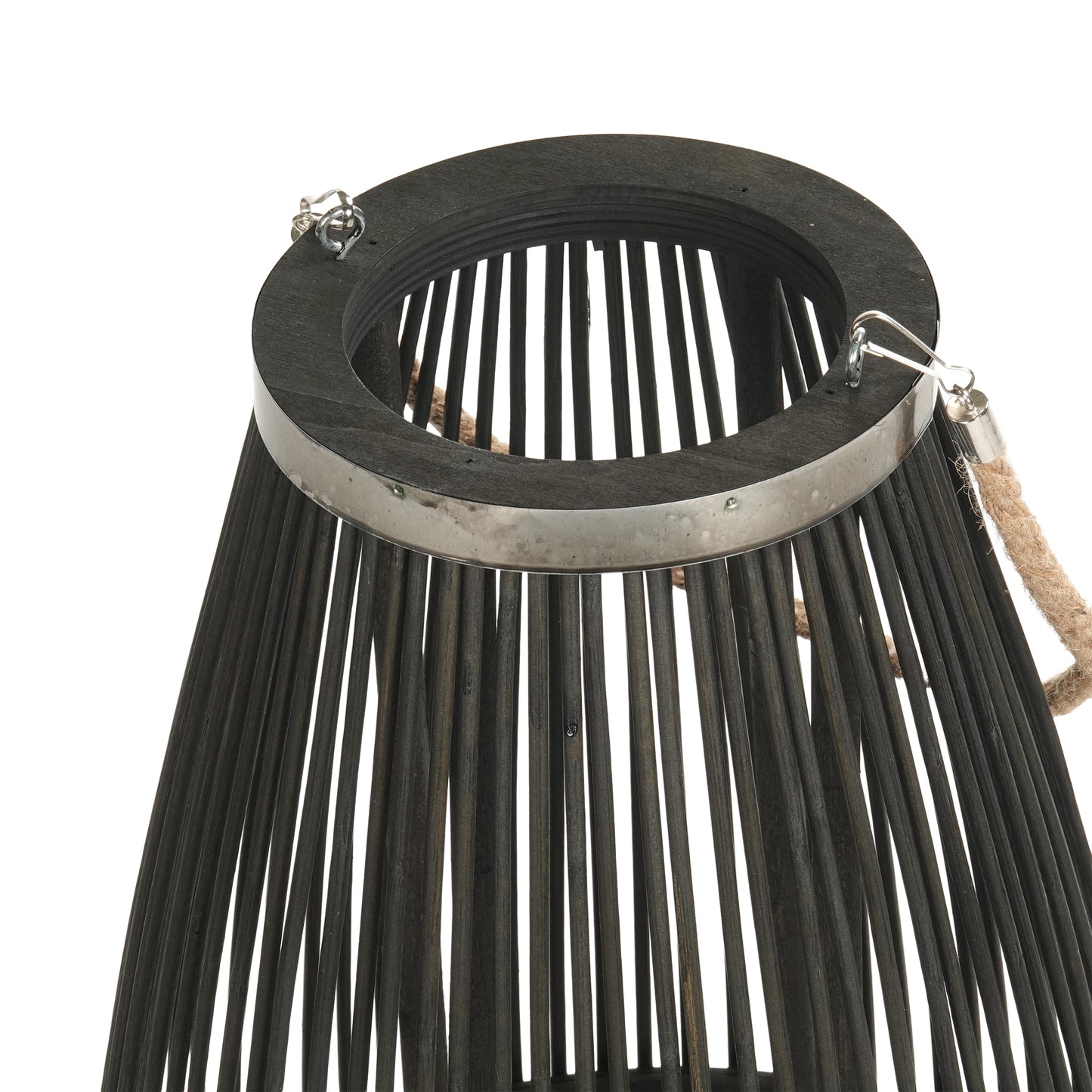 Deko LATERNE "ZYA" | Bambus | Natur Windlicht