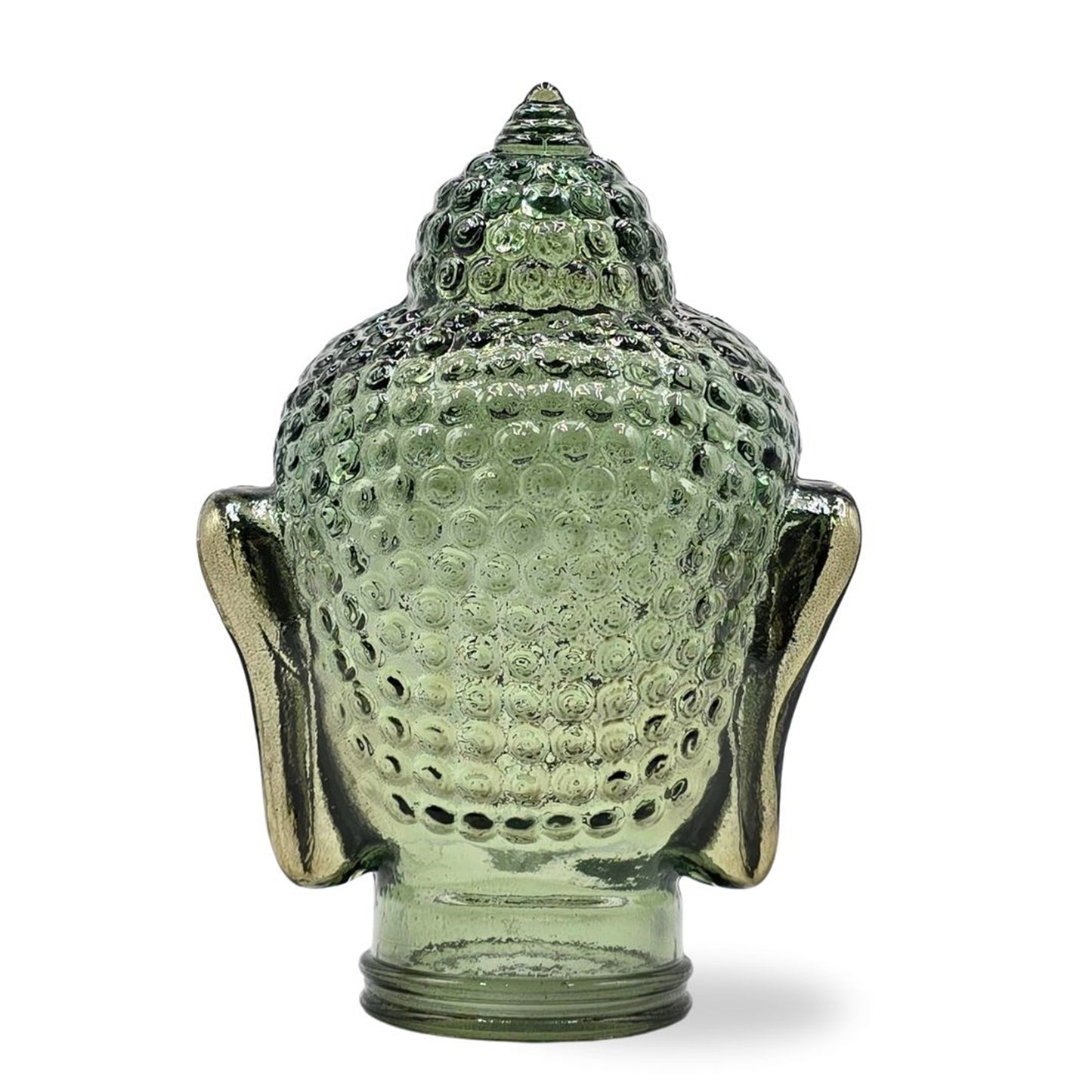 DEKOKOPF BUDDHA | Glas, Dekoration für Garten und Wohnung