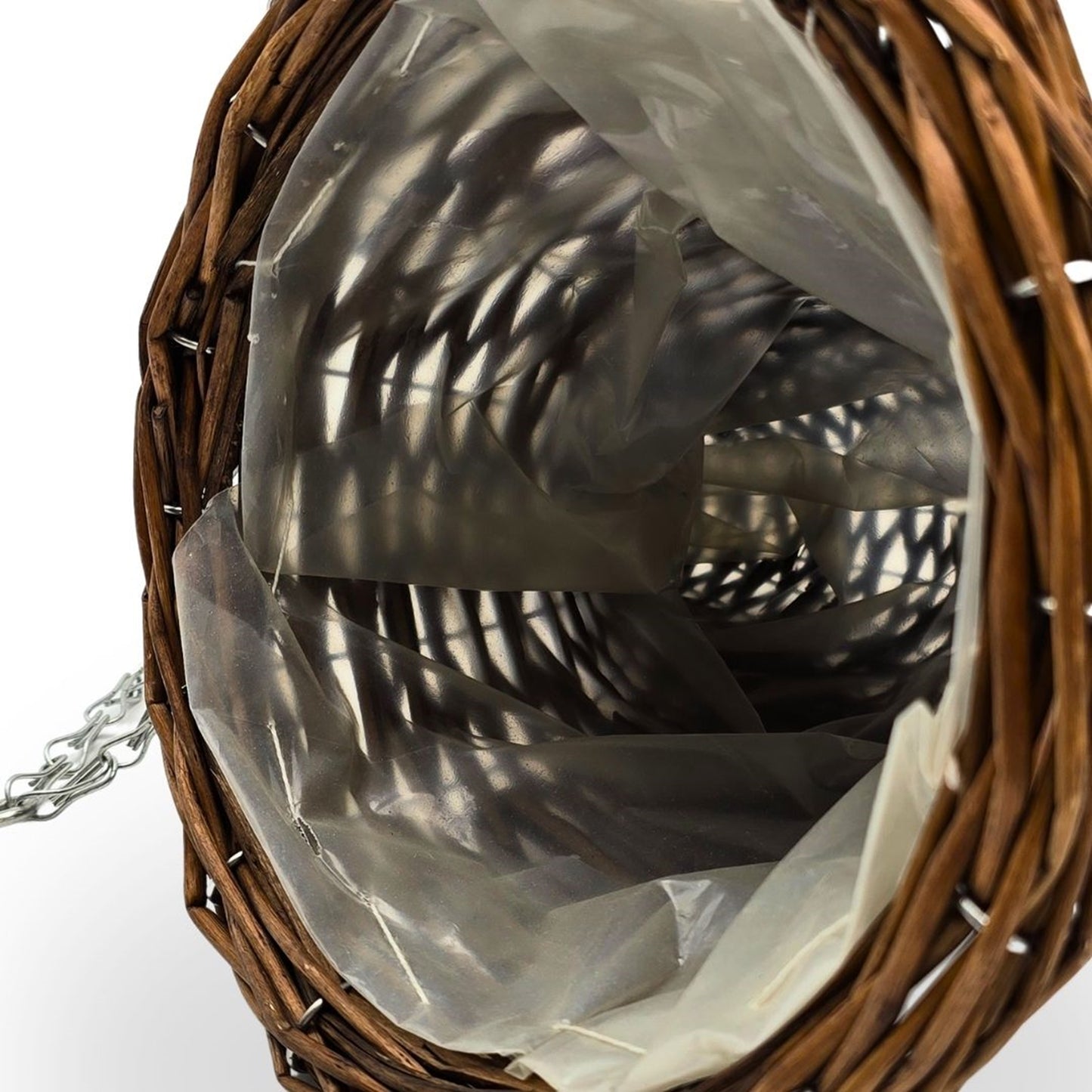 BLUMENAMPEL "FÜLLHORN" | 2er Set, Rattan | handgefertigt Korbgeflecht