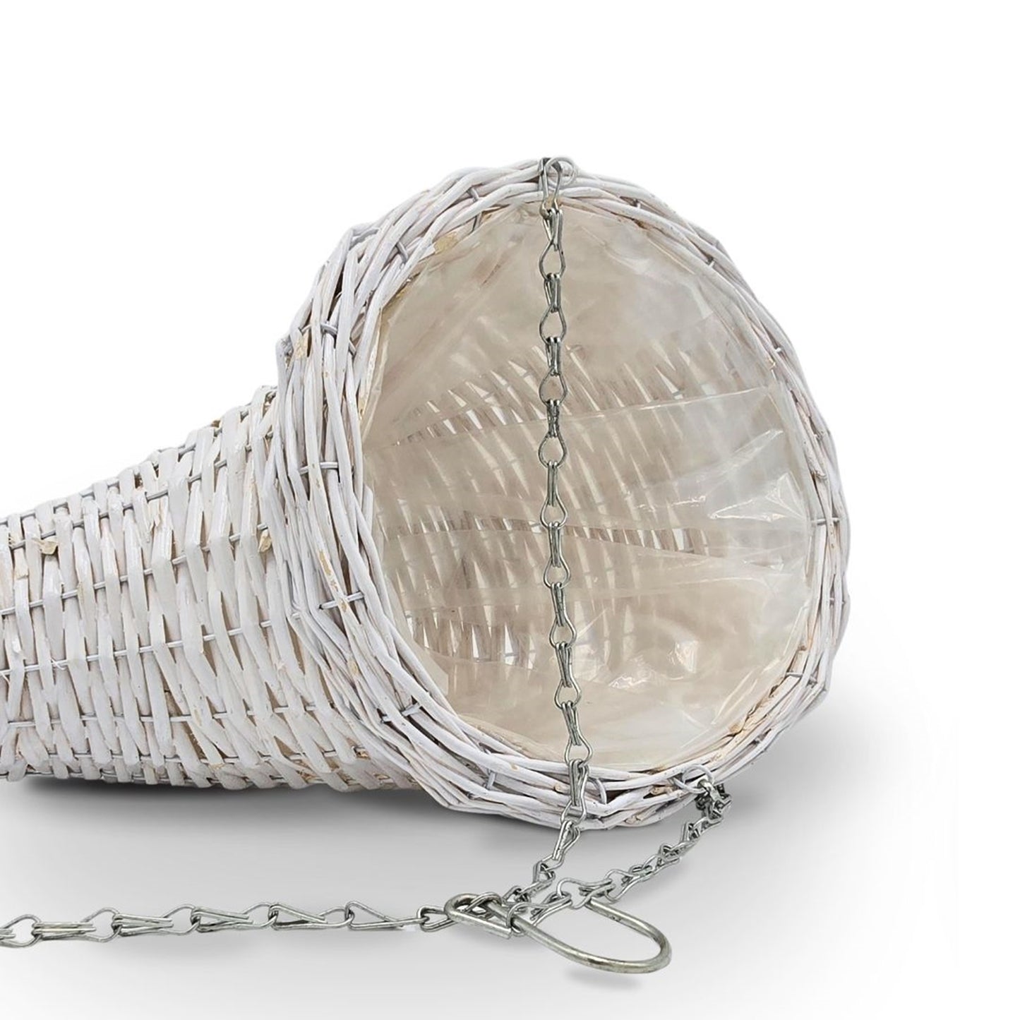 BLUMENAMPEL "FÜLLHORN" | 2er Set, Rattan | handgefertigt Korbgeflecht