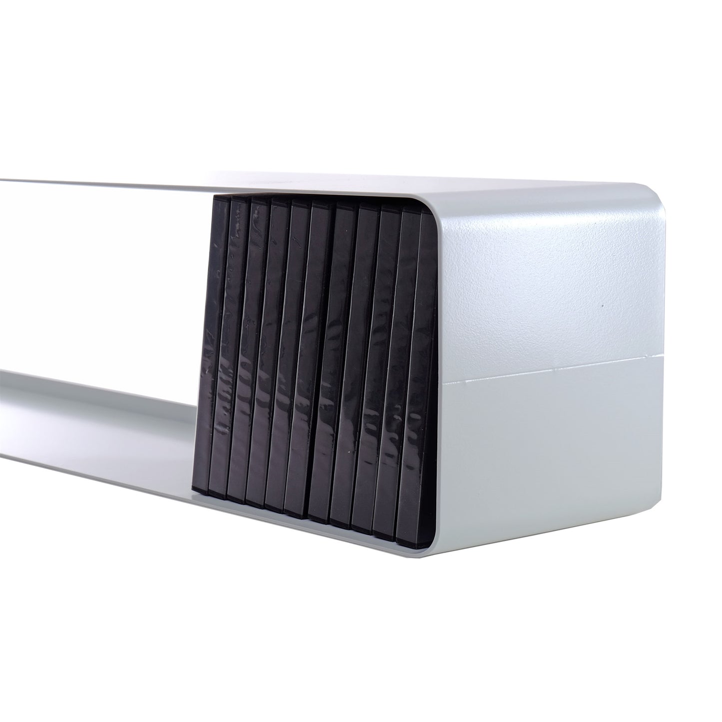 LOUNGE DESIGN CD REGAL "CUBE" | 80cm, Metall | für ca 70 CDs