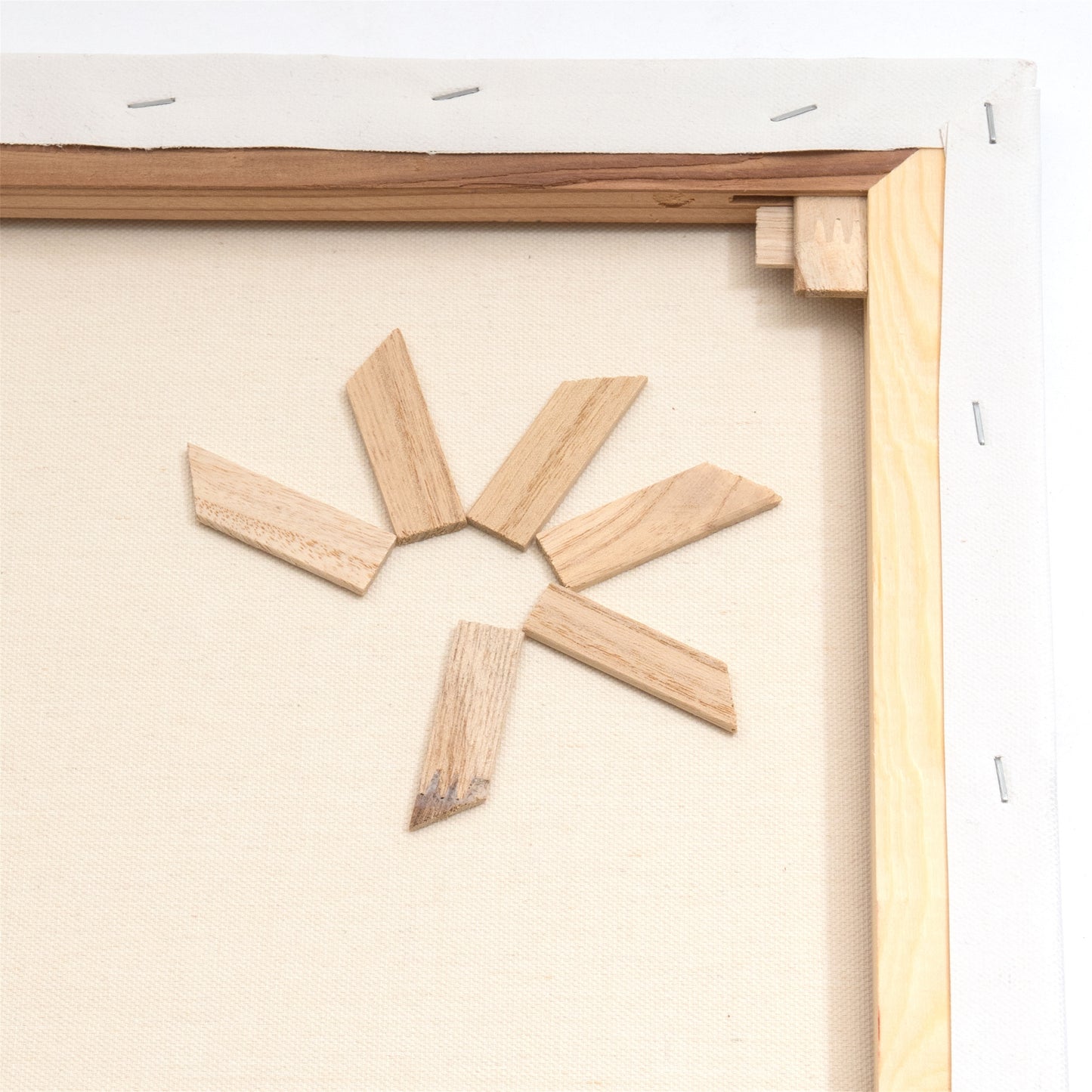 6 B.K. PLUS  Leinwände | 40x40 cm | auf Keilrahmen, 100% Baumwolle