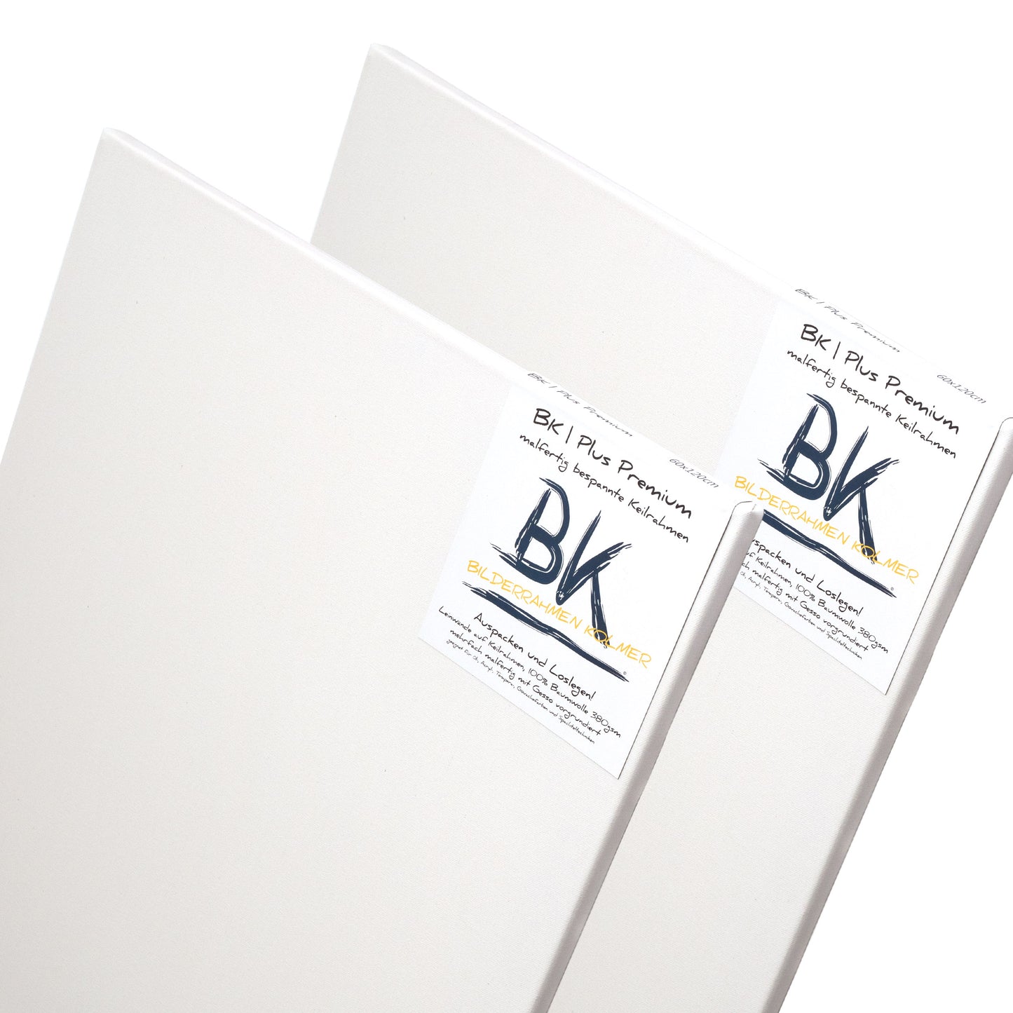 4 KÜNSTLER LEINWÄNDE AUF KEILRAHMEN 100x160 cm