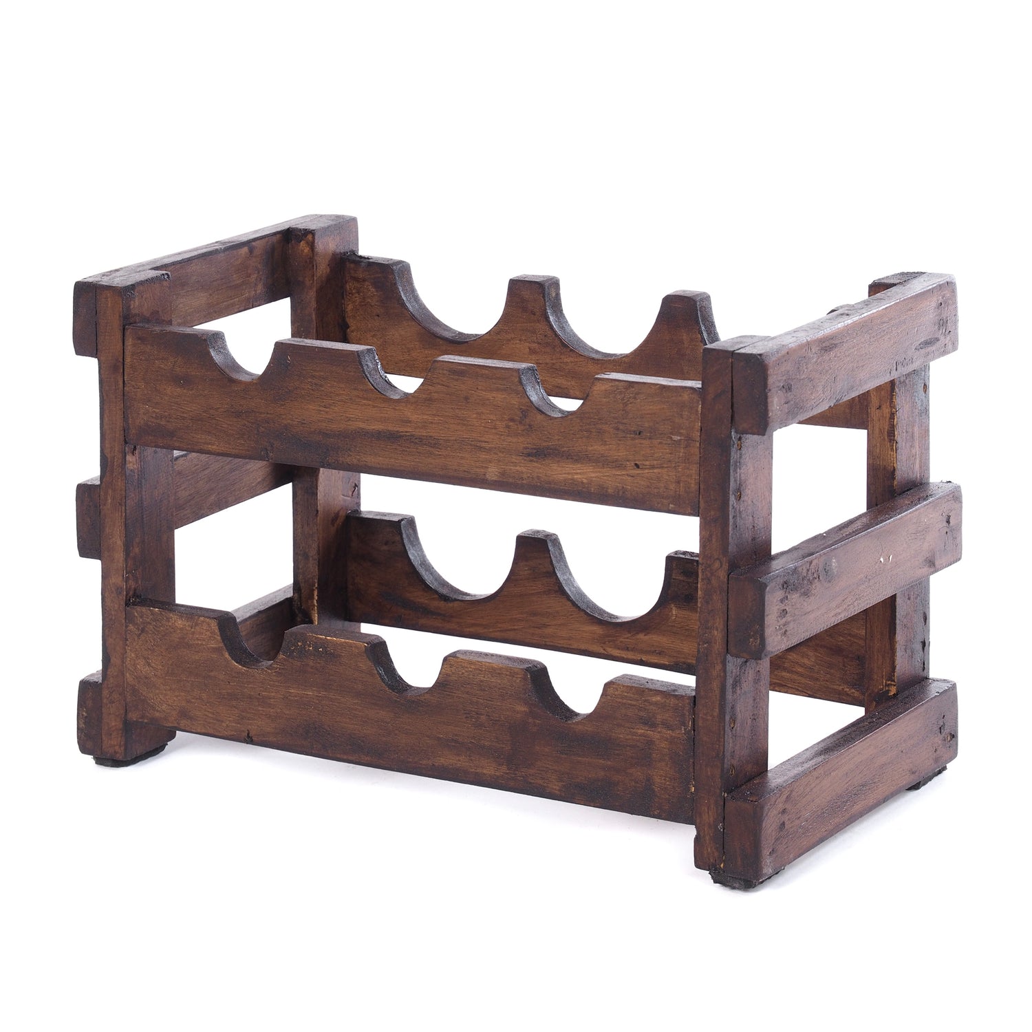 Holz FLASCHENHALTER "GRAPE" für 6 Flaschen 26x39cm(HxB)