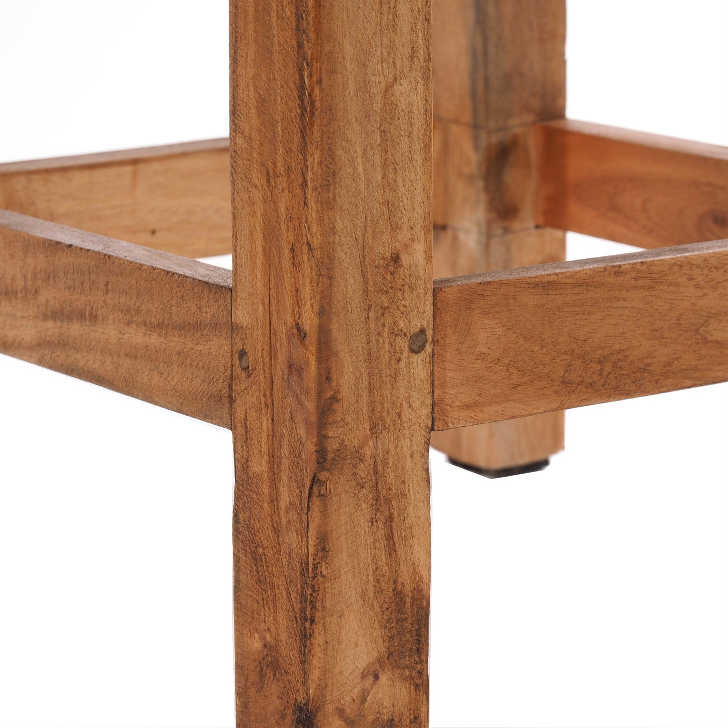 Sitzhocker MADERO | 48x30cm(HxB), Recyclingholz, Holzhocker, Hocker
