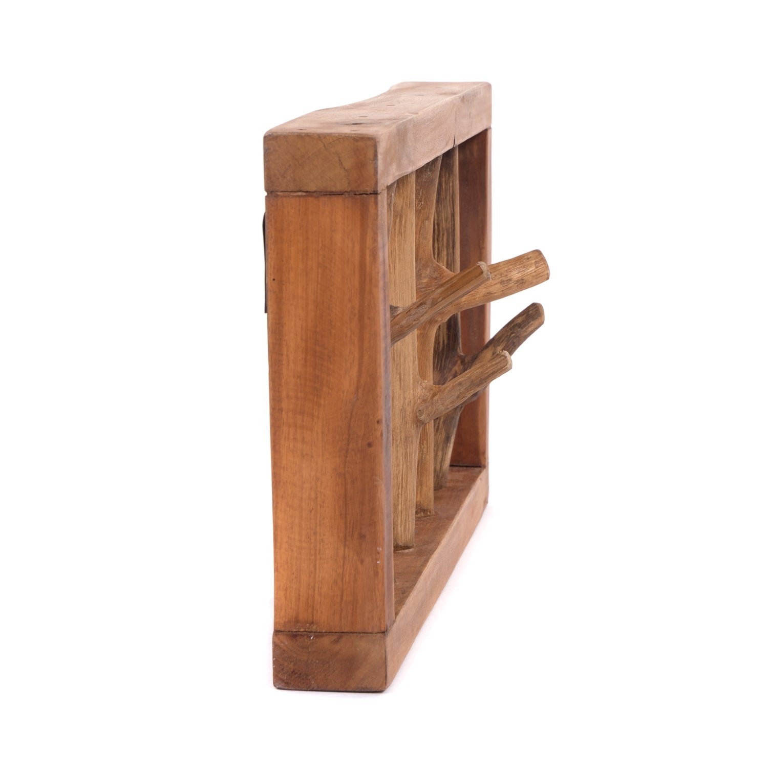 GARDEROBENLEISTE LIMB | 45x23cm(BxH) Treibholz Wandgarderobe mit Ästen