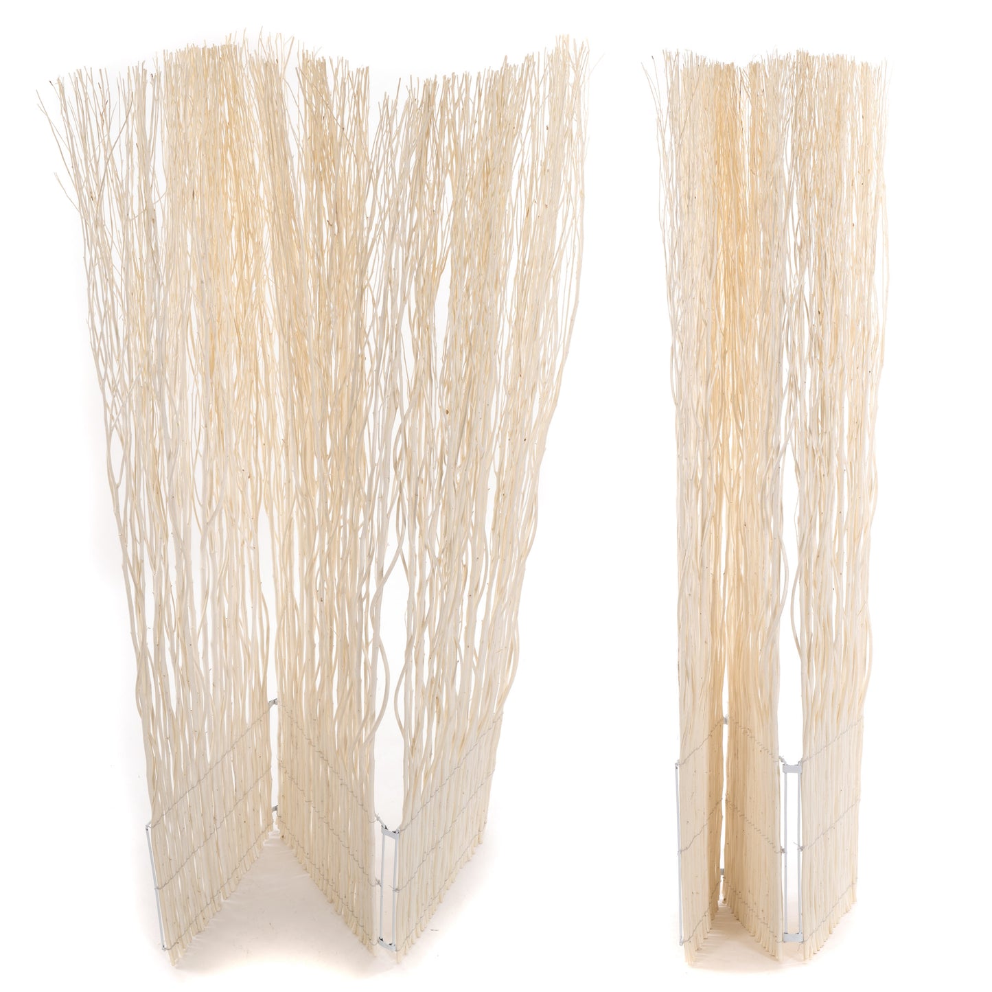 Raumteiler "NATURE" Weidenholz geblichen