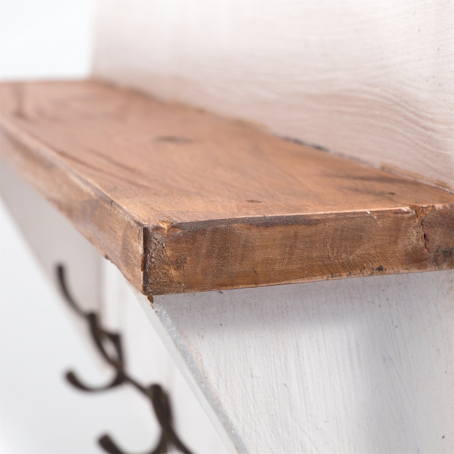 WANDGARDEROBE MIT REGAL "VINTAGE" | 60x26cm (BxH)  | Kleiderhaken
