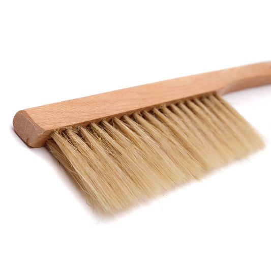 Imker Abkehrbesen Naturhaar | 40cm Handbesen für Bienenwaben