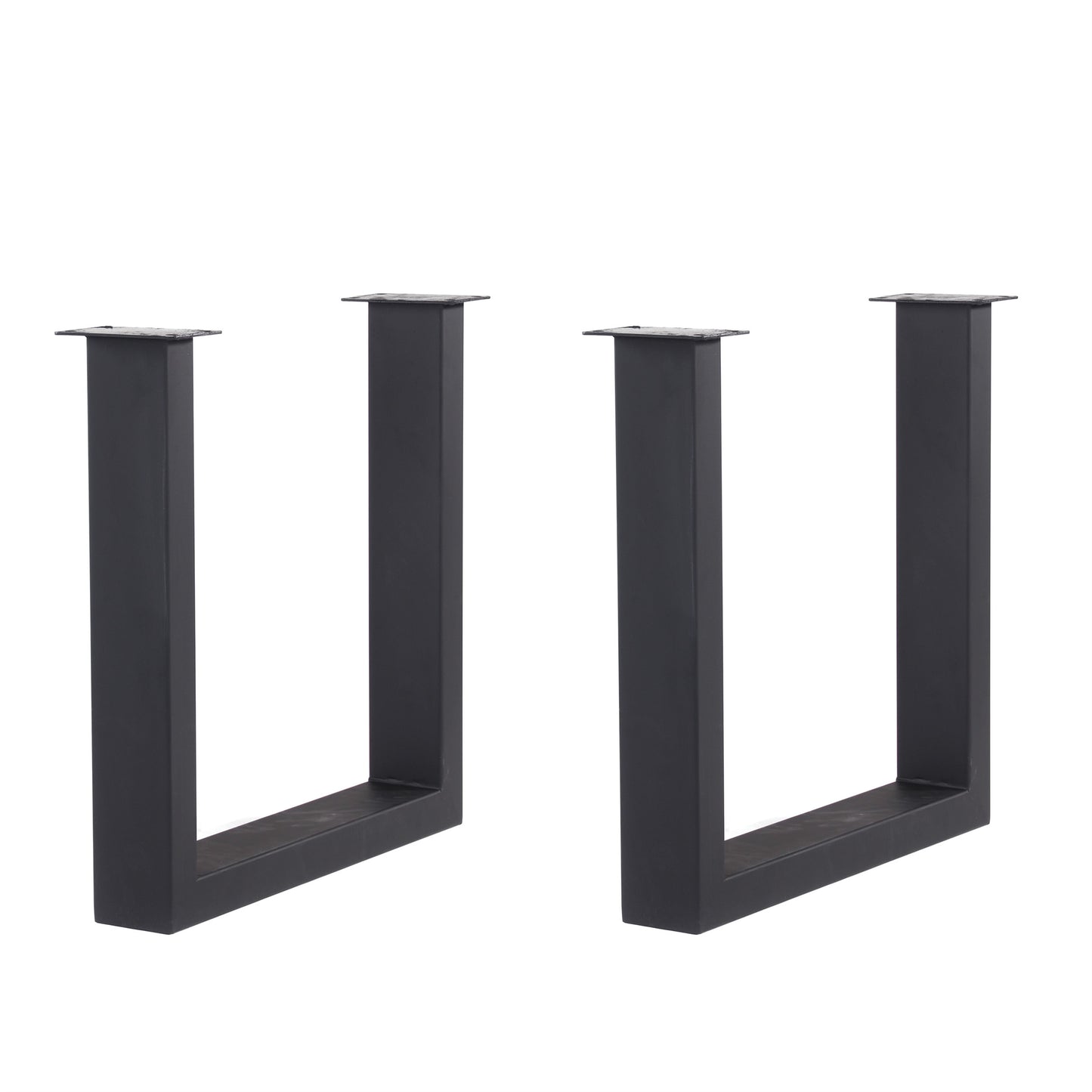 TISCHGESTELL SET „QUEBEC“ U-FORM STAHL | schwarz