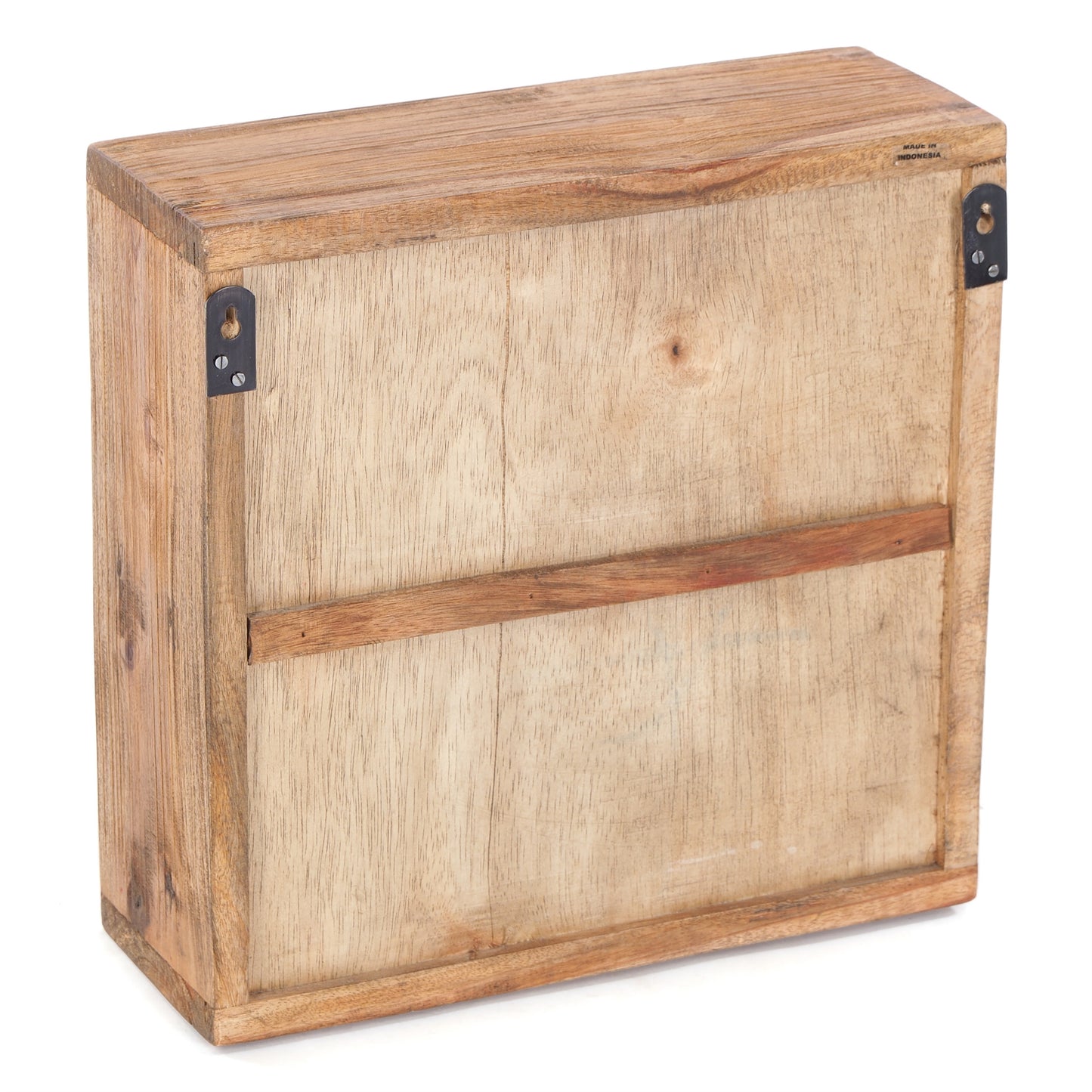 VINTAGE MEDIZINSCHRANK | 35x35x13cm (HxBxT) Wandschrank aus Holz natur