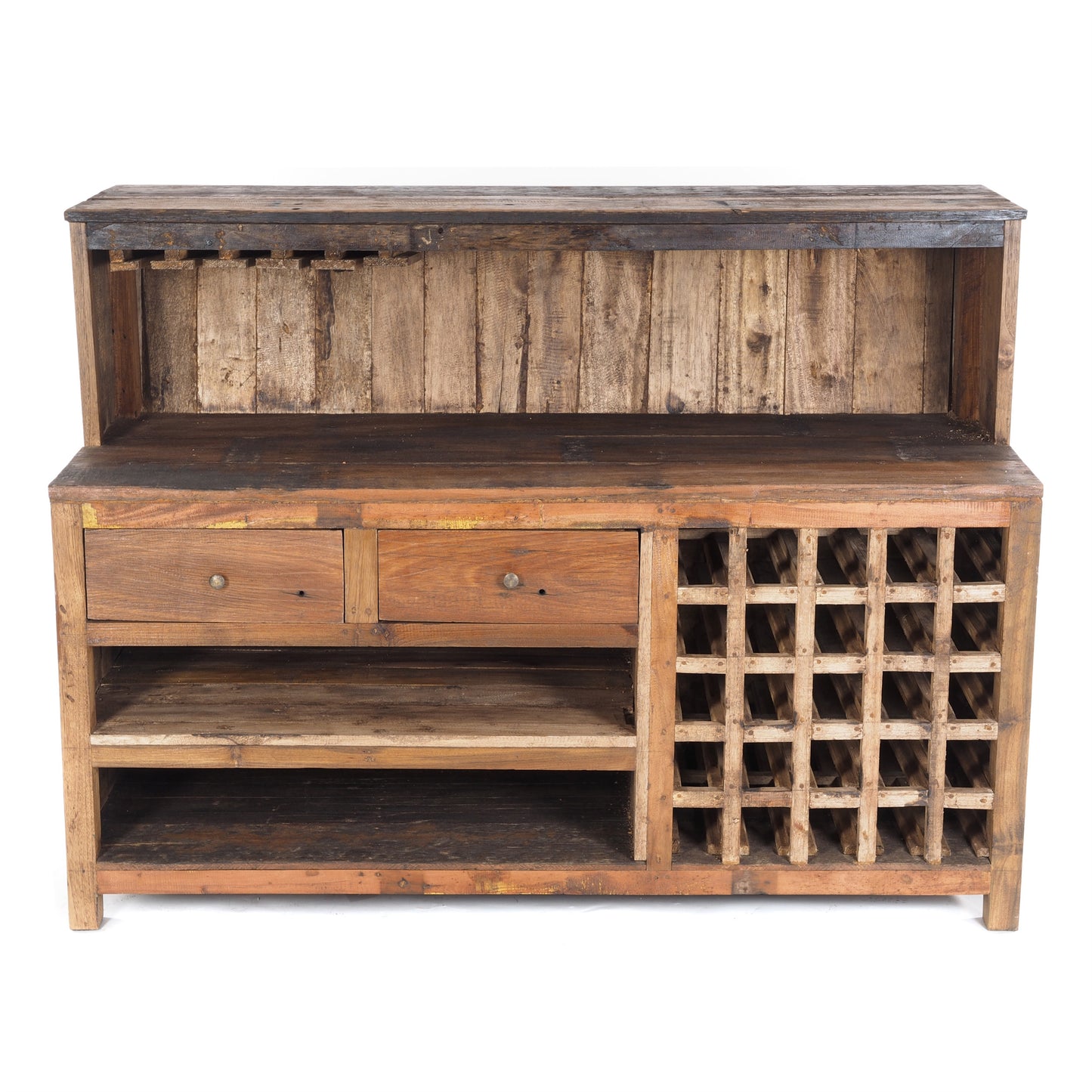 BARSCHRANK "PUREWOOD" | 150x110x55cm (BxHxT), Hausbar, Verkaufstresen