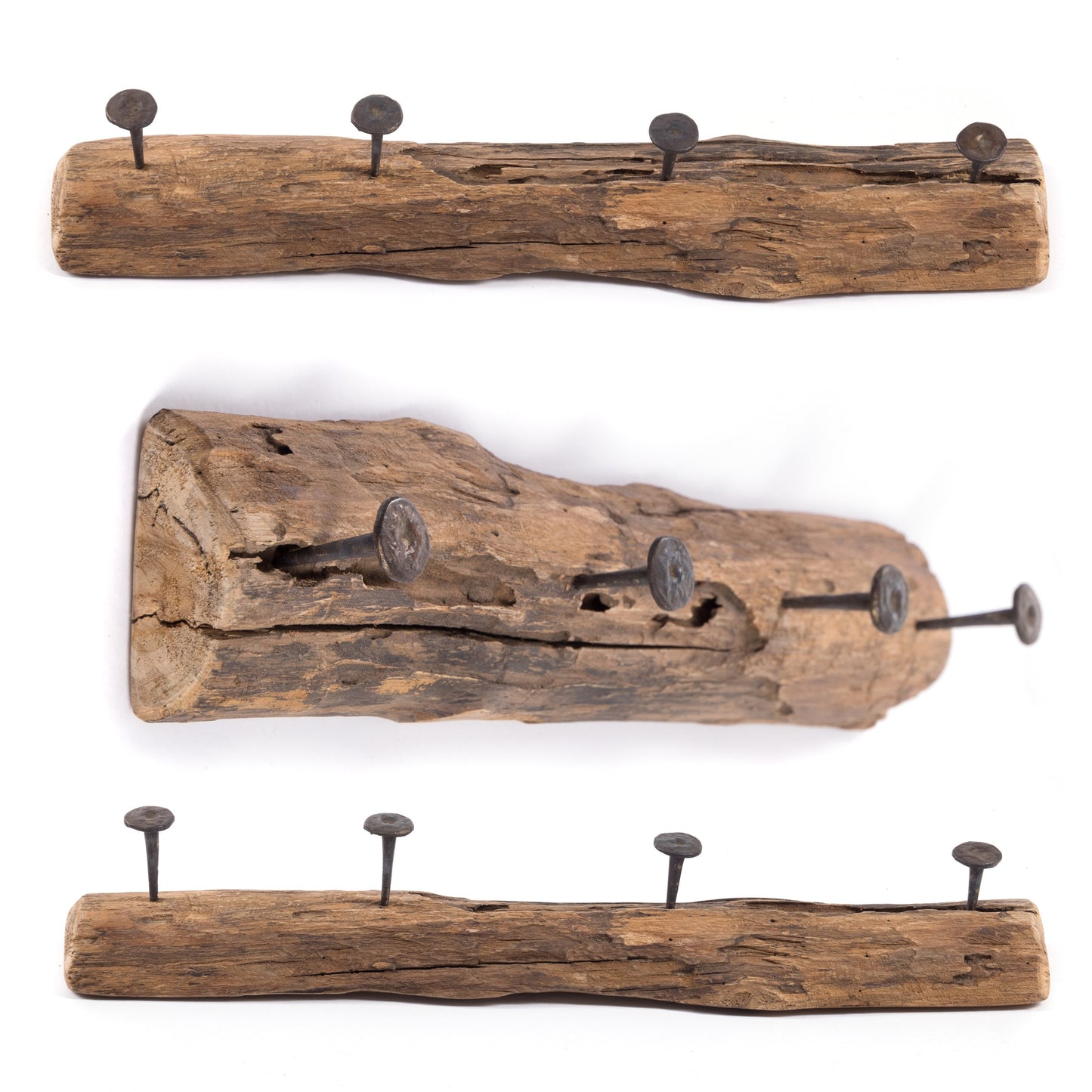 WANDGARDEROBE "TEAKROOTS 50" | Teakholzwurzel, 50x12cm(LxH)