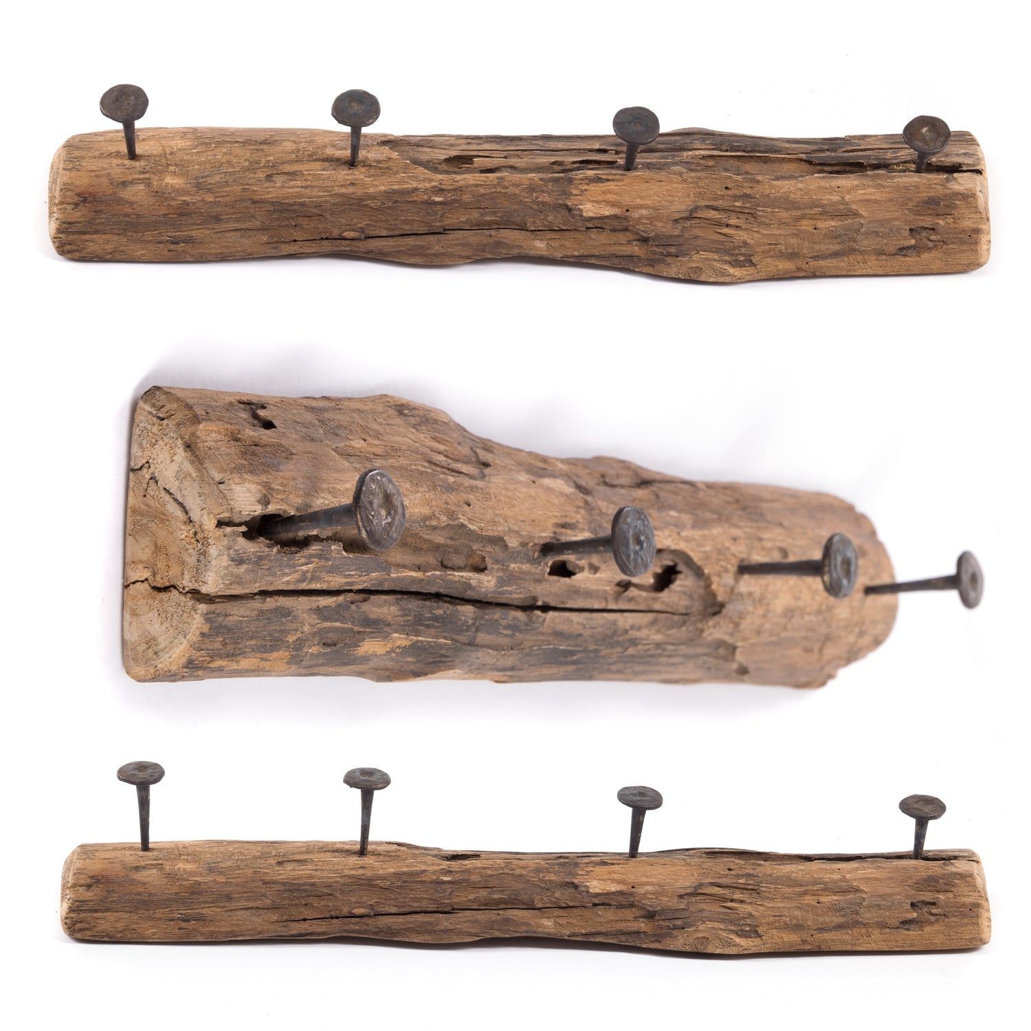 WANDGARDEROBE "TEAKROOTS 50" | Teakholzwurzel, 50x12cm(LxH)