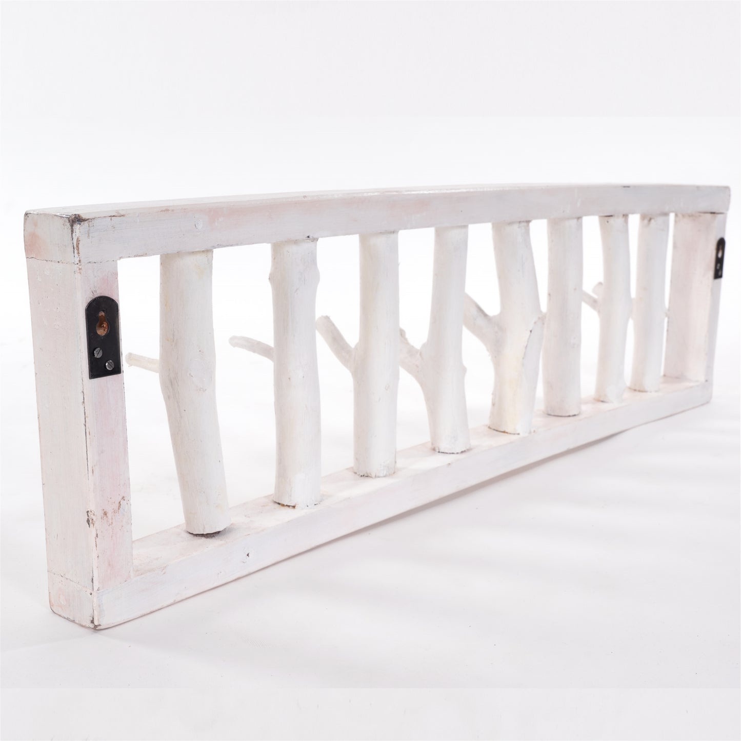 WANDGARDEROBE TREIBHOLZ UNIKAT | 80x22cm (BxH), Garderobe, Hakenleiste mit Ästen