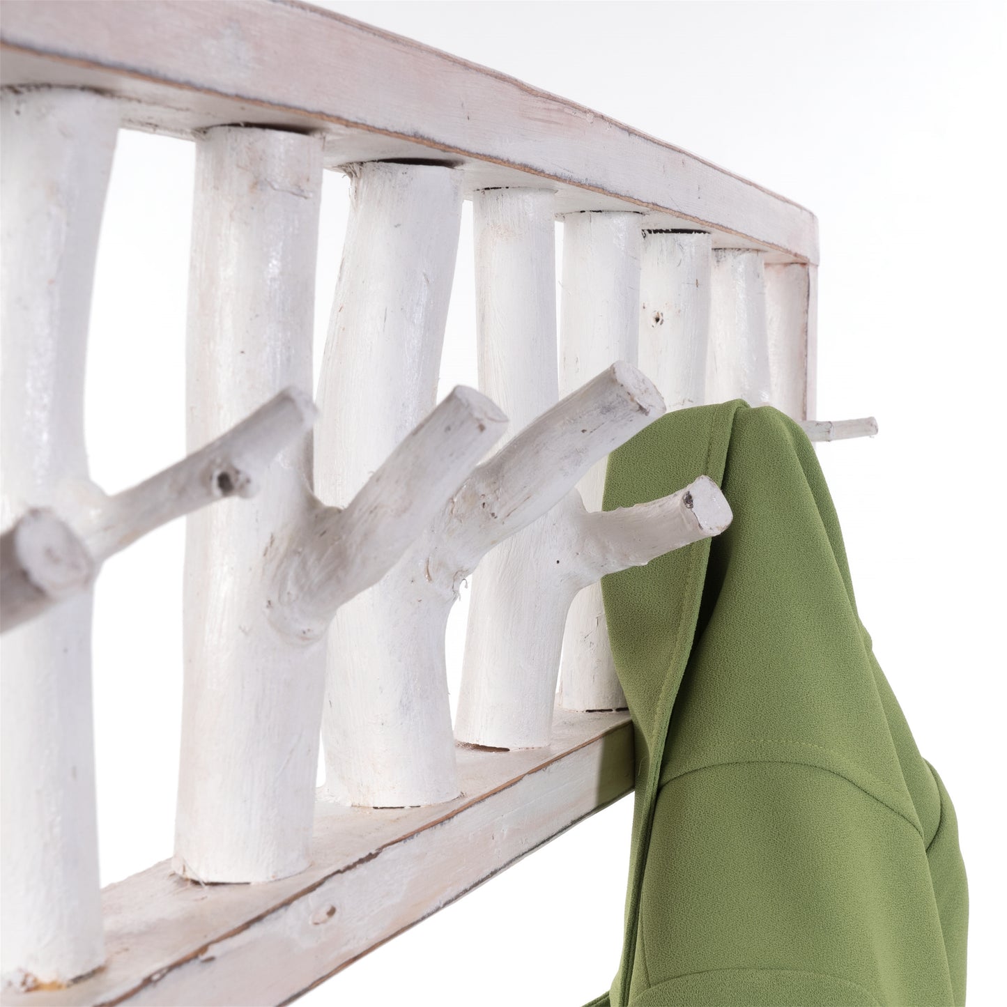 WANDGARDEROBE TREIBHOLZ UNIKAT | 80x22cm (BxH), Garderobe, Hakenleiste mit Ästen