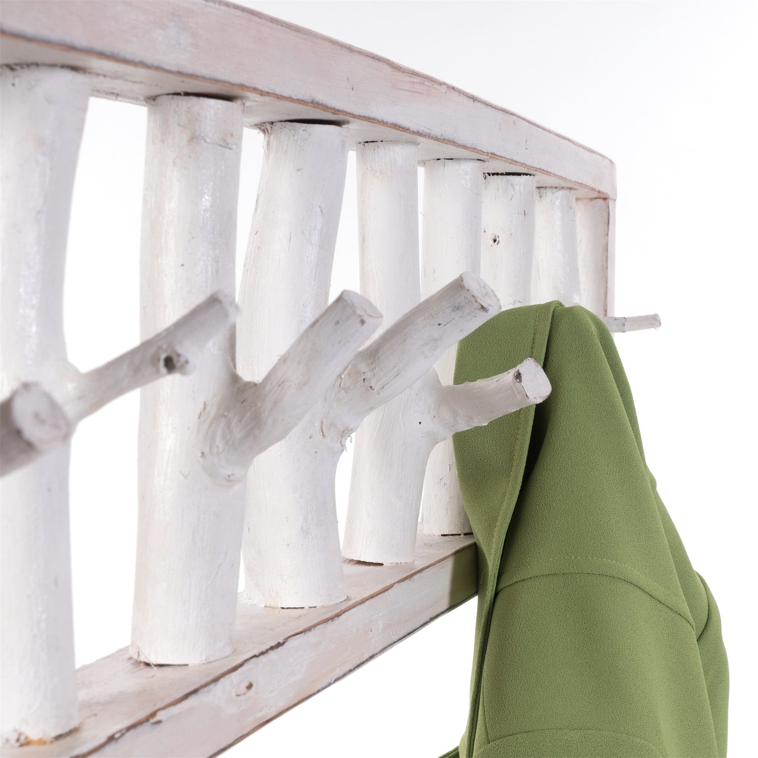WANDGARDEROBE TREIBHOLZ UNIKAT | 80x22cm (BxH), Garderobe, Hakenleiste mit Ästen