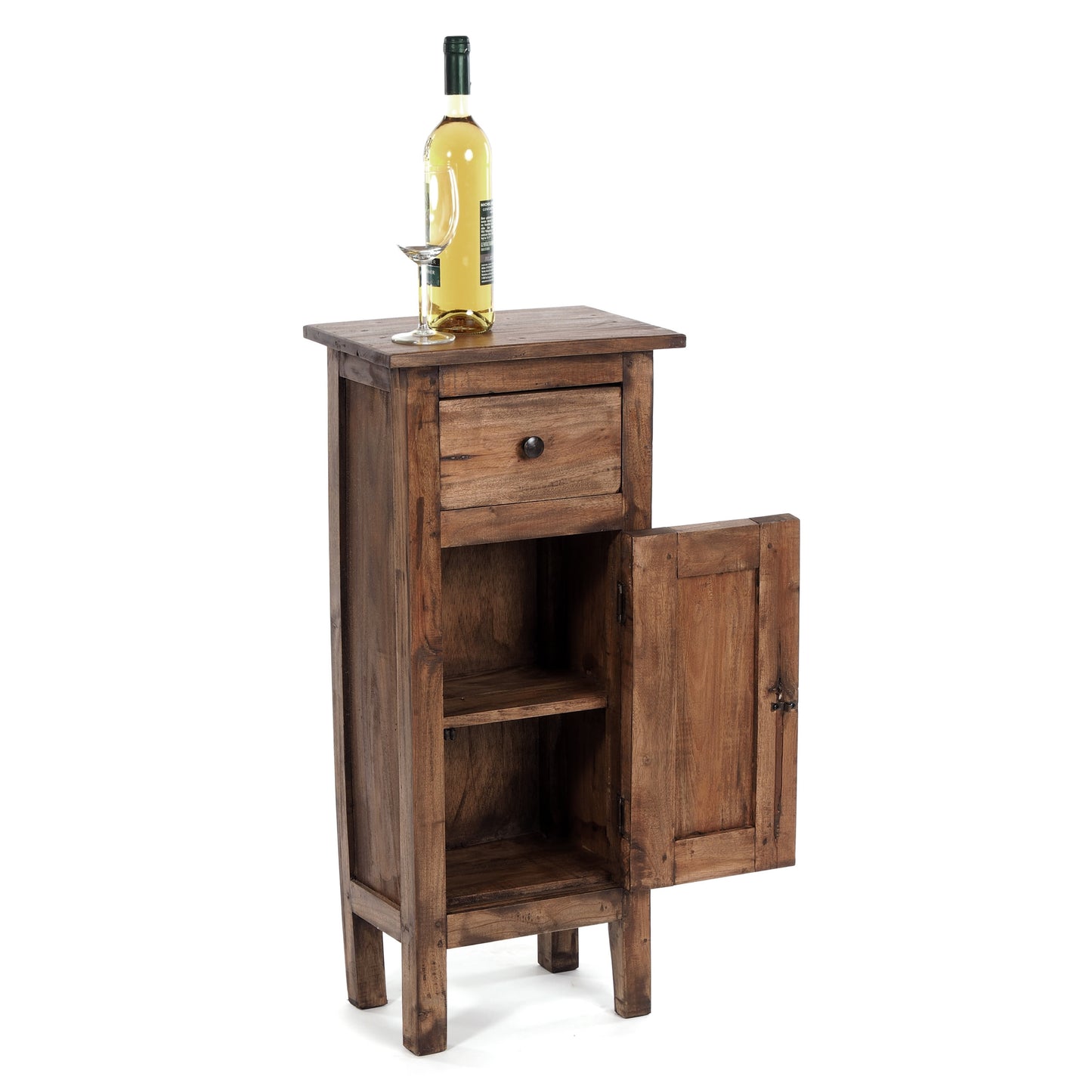 FLURSCHRANK PLANT 80x36cm (HxB) Massivholz | Telefontisch