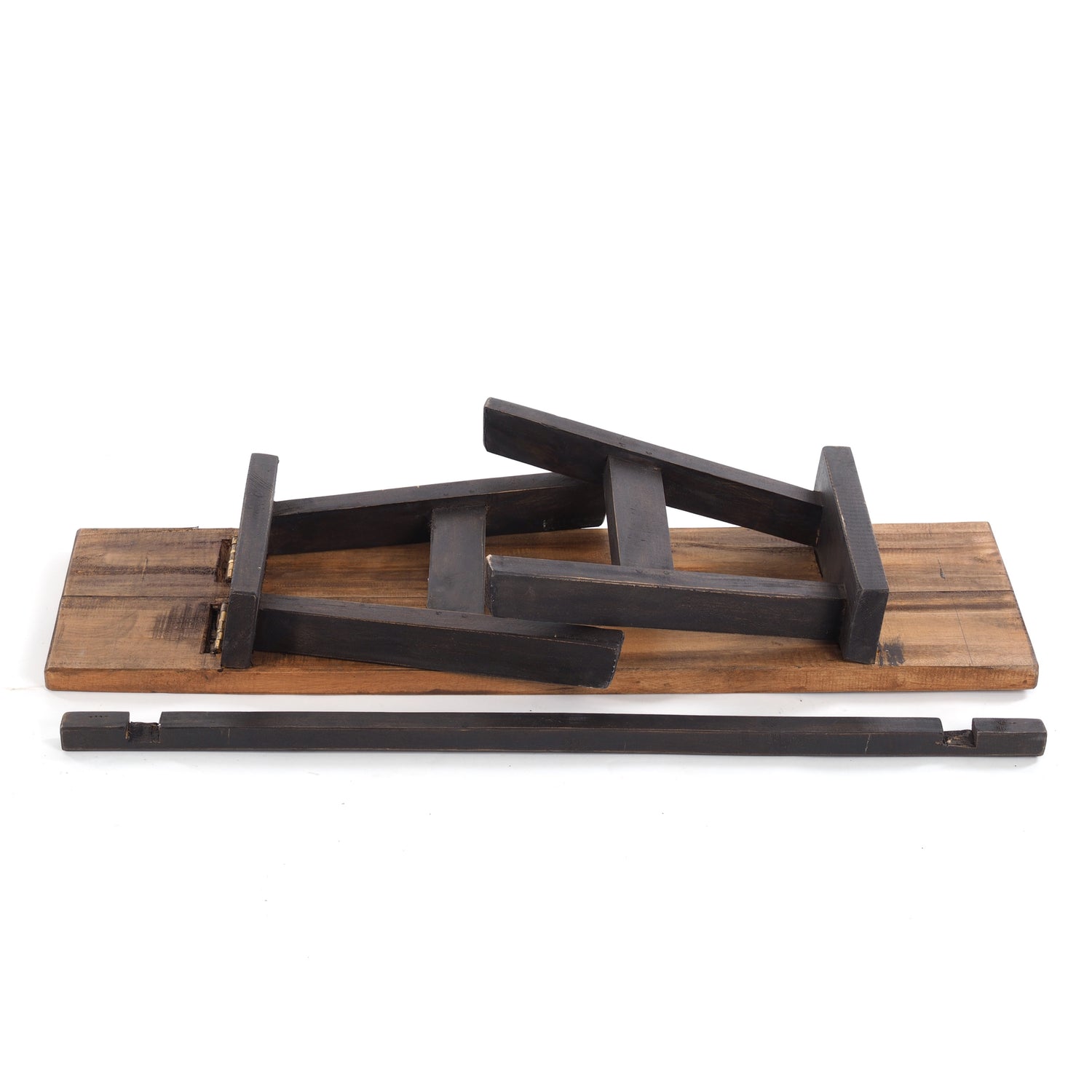 HOLZBANK "ANZIO" | Mahagoni, 90x39x26 cm (HxBxT) | Faltbank