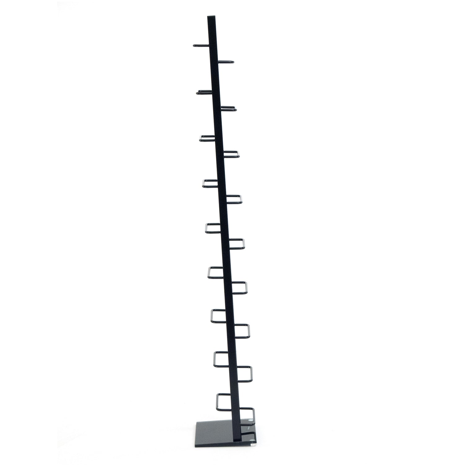 DESIGN CD STÄNDER "TOWER" | 138 cm, Metall | für 126 CDs