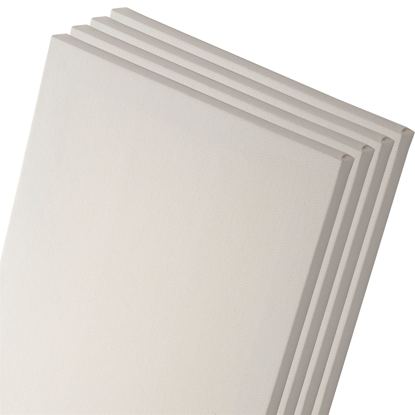 4 LEINWÄNDE PURIST 30x40cm | blanko Keilrahmen mit Leinwand, malfertig