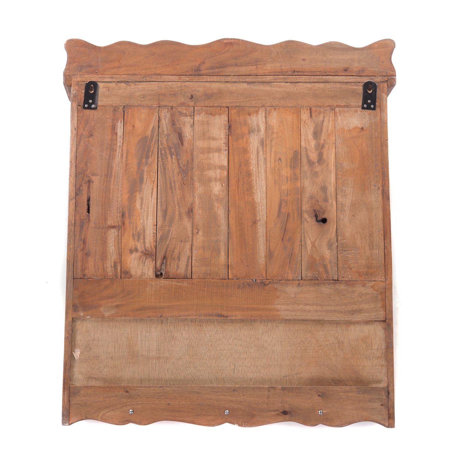 WANDREGAL "COTTAGE" | Mahagoni Holz, 76 cm | antikes Küchenregal