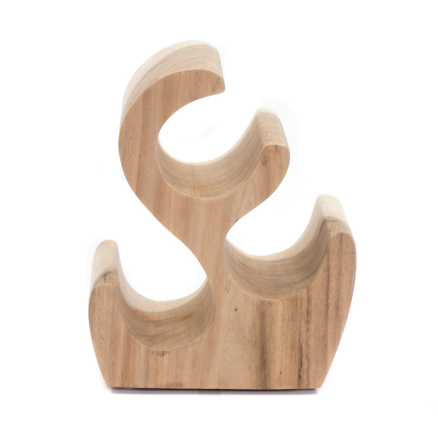 NATUR HOLZ FLASCHENREGAL "CURVE 3" | Suarholz | Weinregal