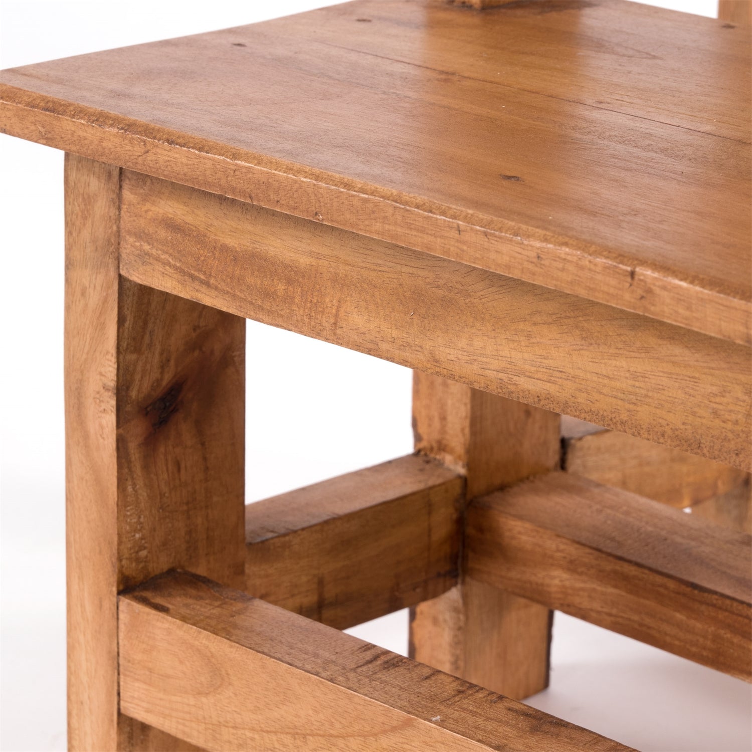 BLUMENLEITER STEP | Vintage Holz | Pflanzenhocker