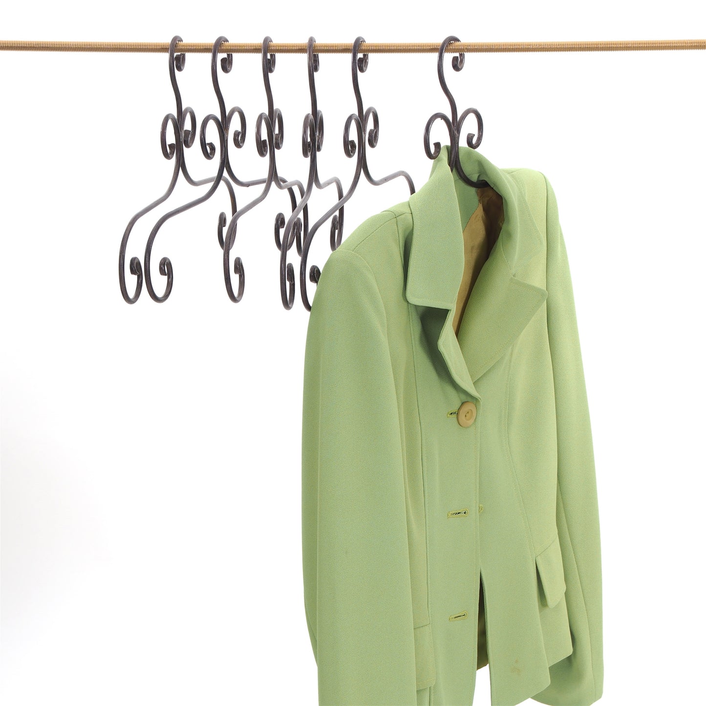 KLEIDERBÜGEL "AMELIE" | Metall, braun, 41 cm | Kleiderhaken