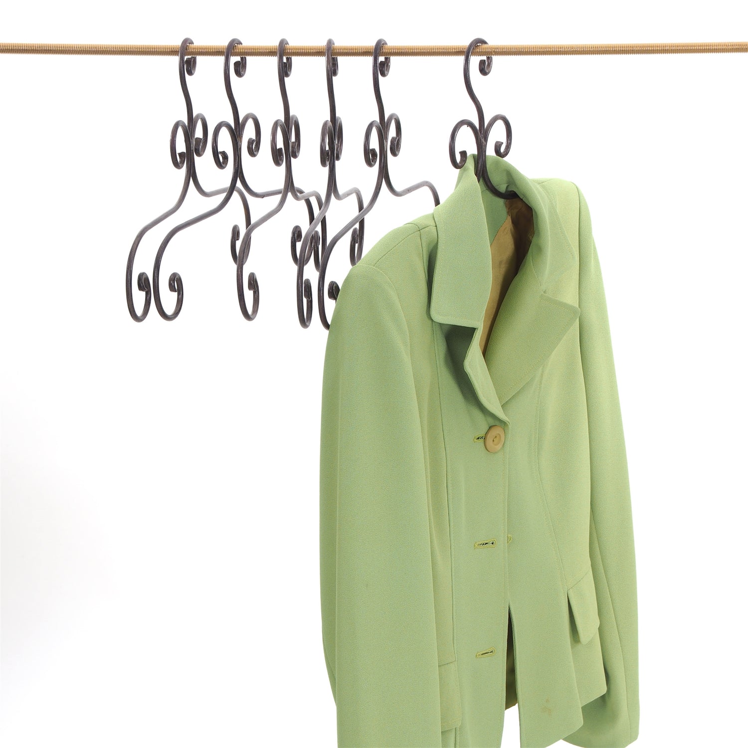 KLEIDERBÜGEL "AMELIE" | Metall, braun, 41 cm | Kleiderhaken